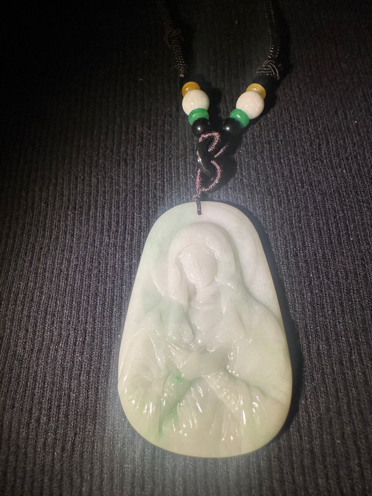 Jadeite “Virgin Mary” Pendant