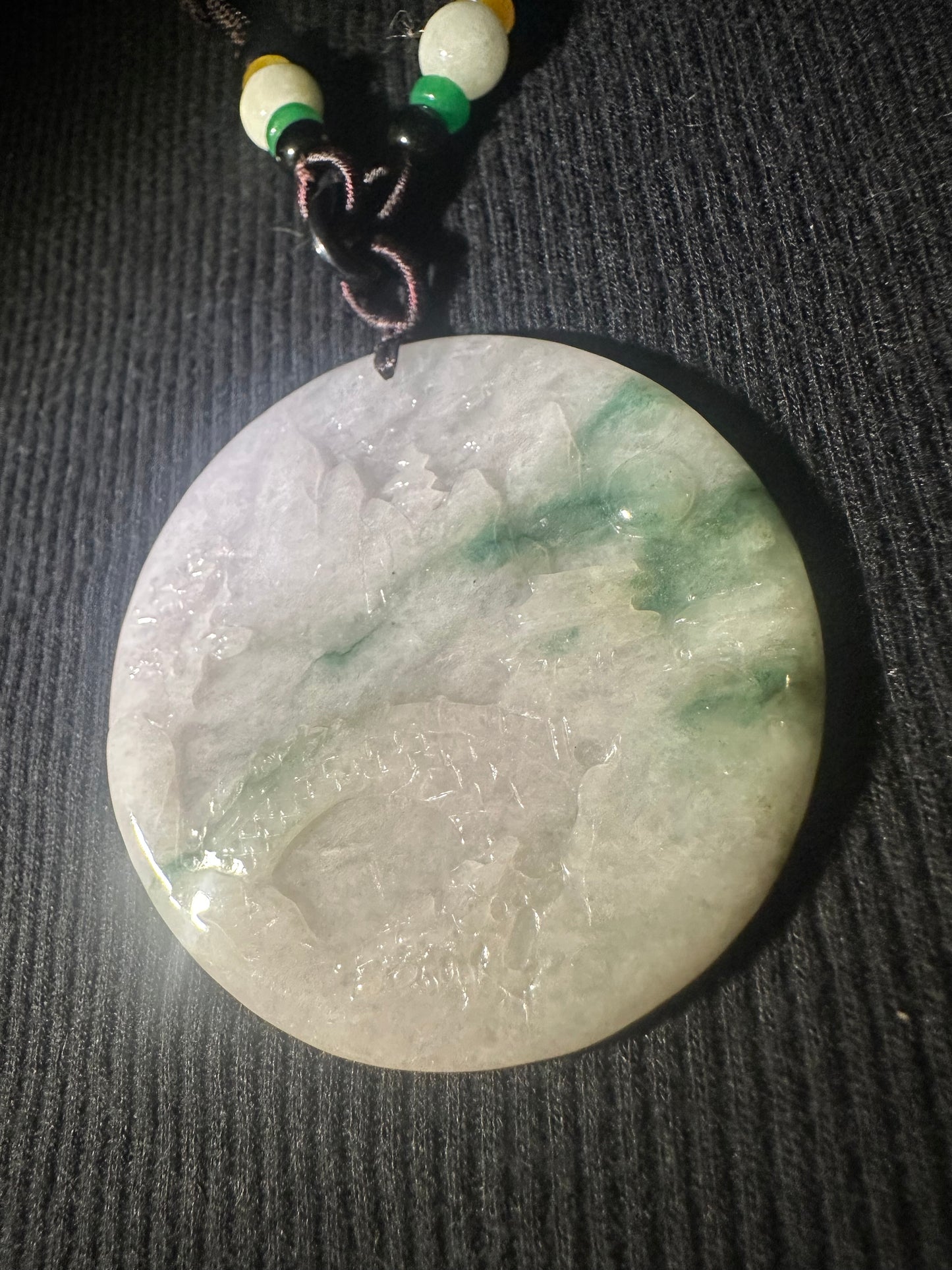 Jadeite “Bridges” Pendant