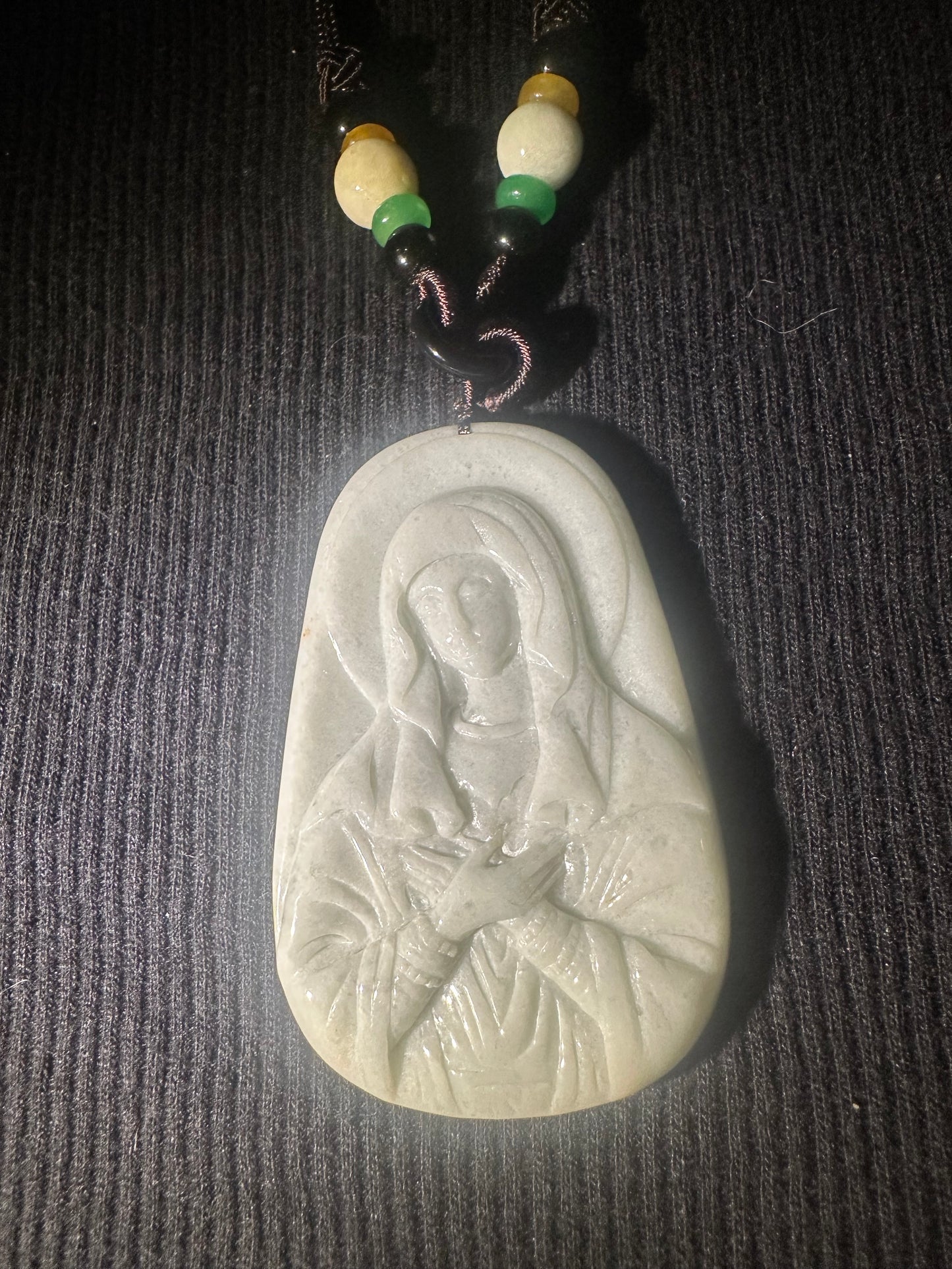 Jadeite “Virgin Mary” Pendant