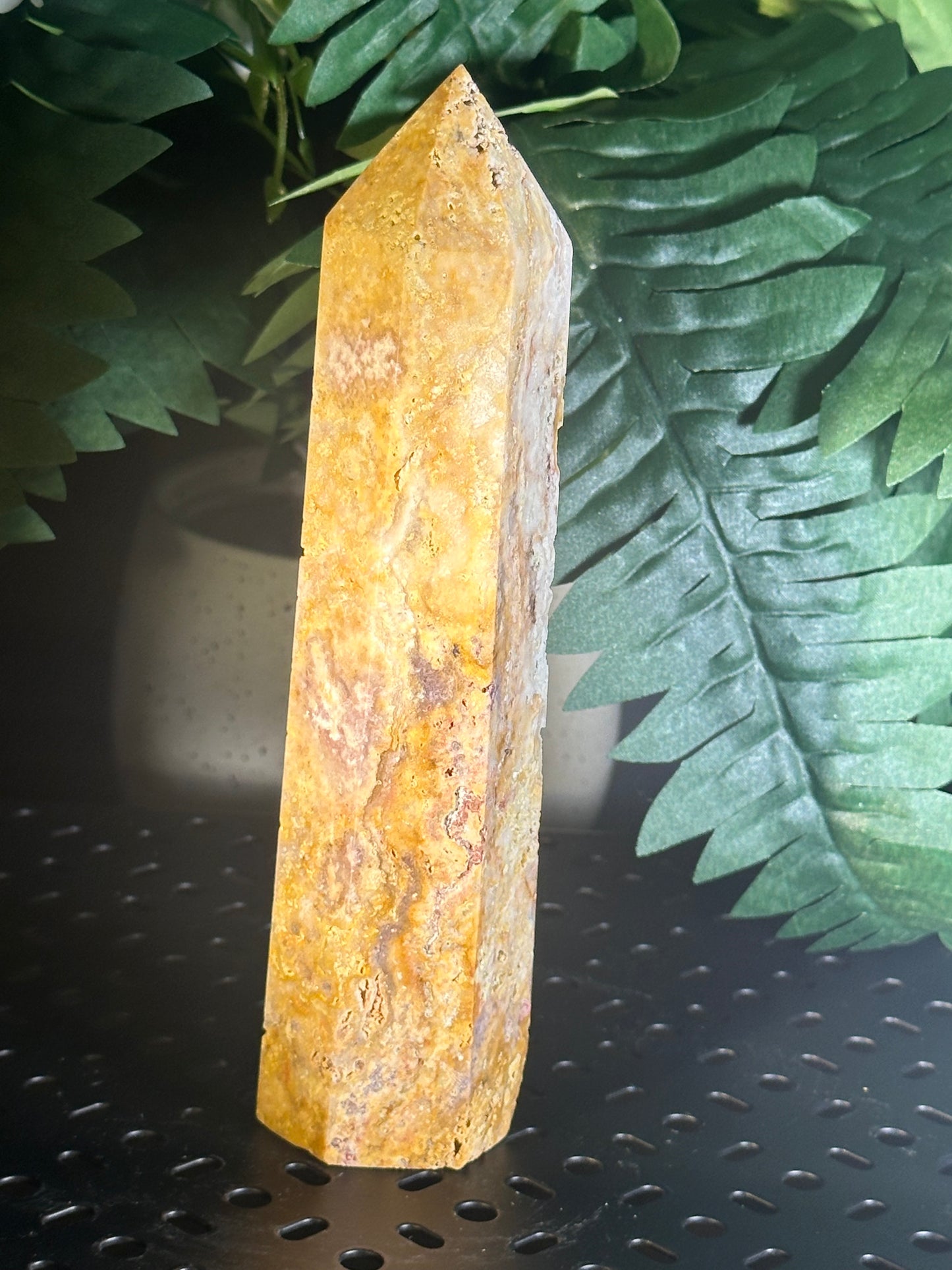 Natural Orca Agate Obelisk/Crsytal Tower