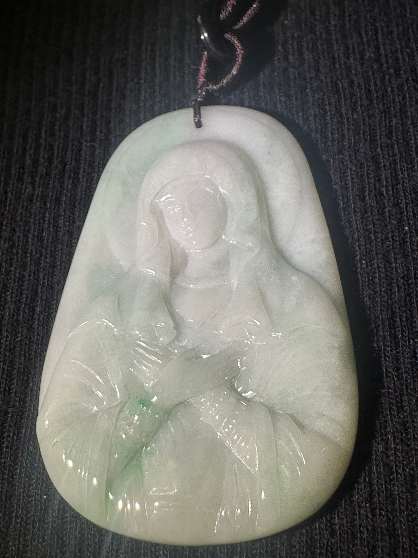 Jadeite “Virgin Mary” Pendant