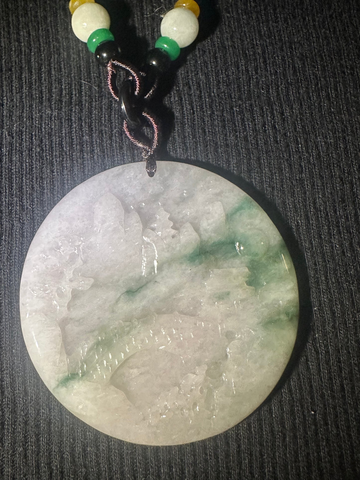 Jadeite “Bridges” Pendant