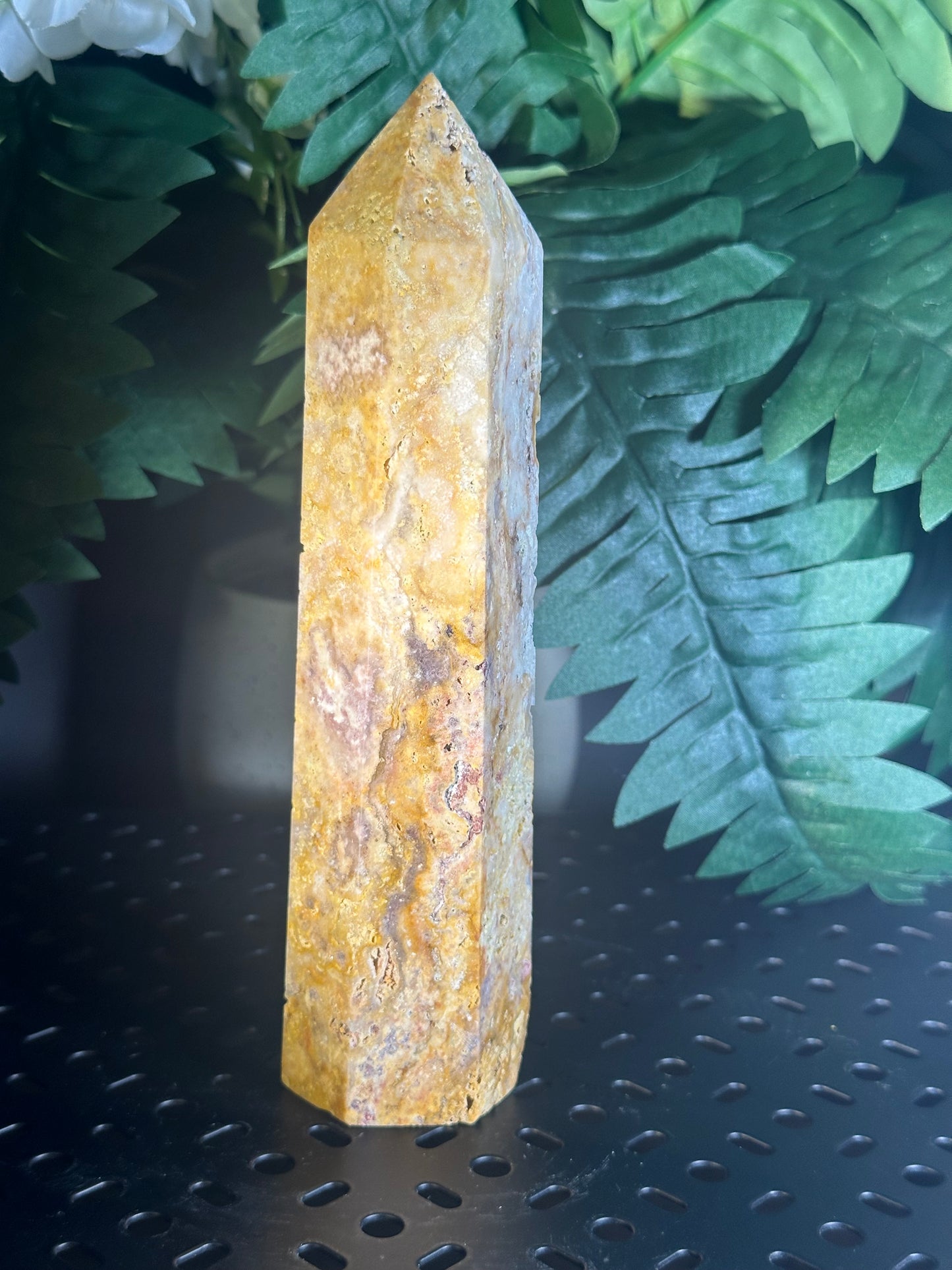 Natural Orca Agate Obelisk/Crsytal Tower