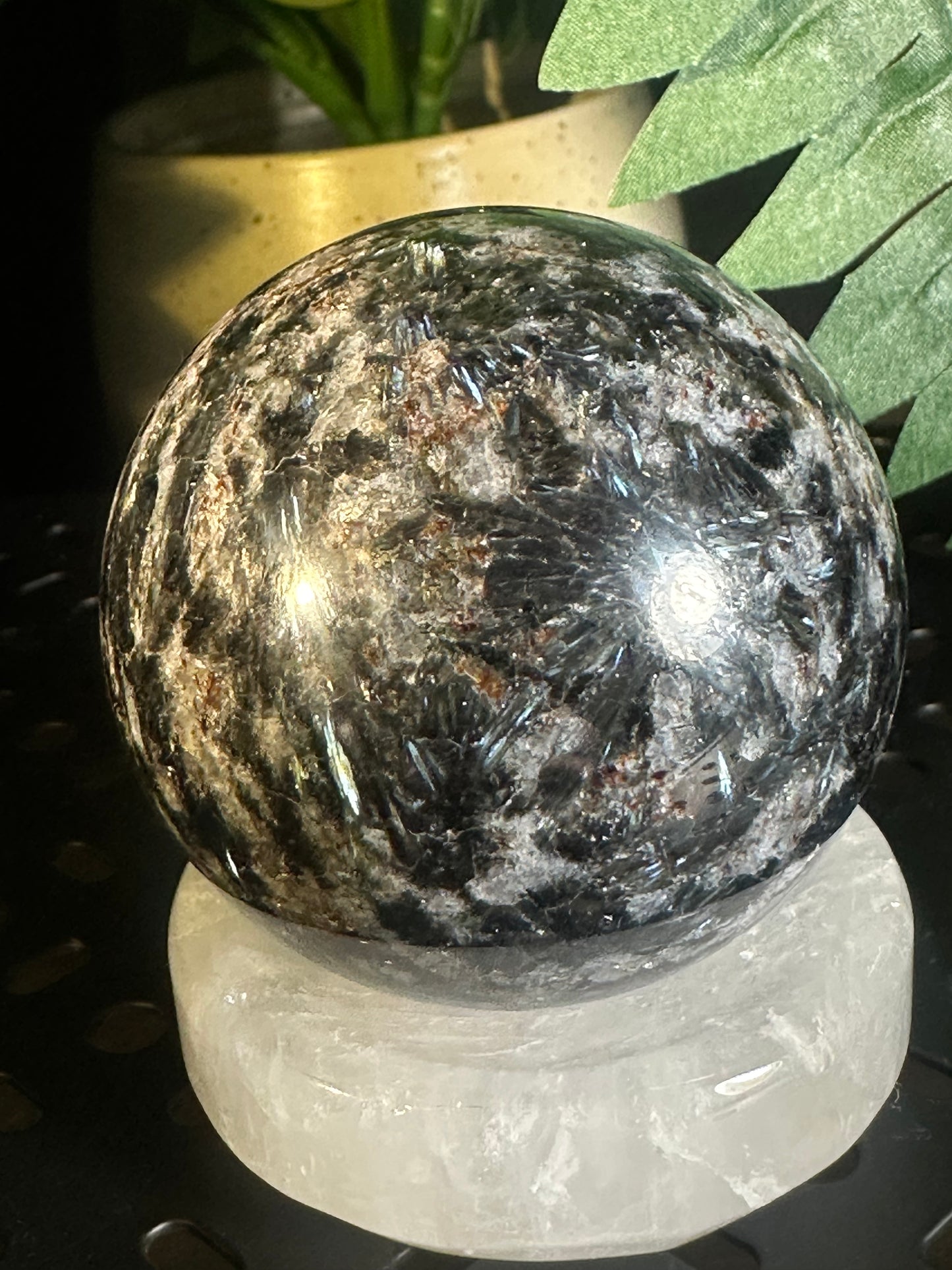 Arfvedsonite Beautiful Crystal Sphere