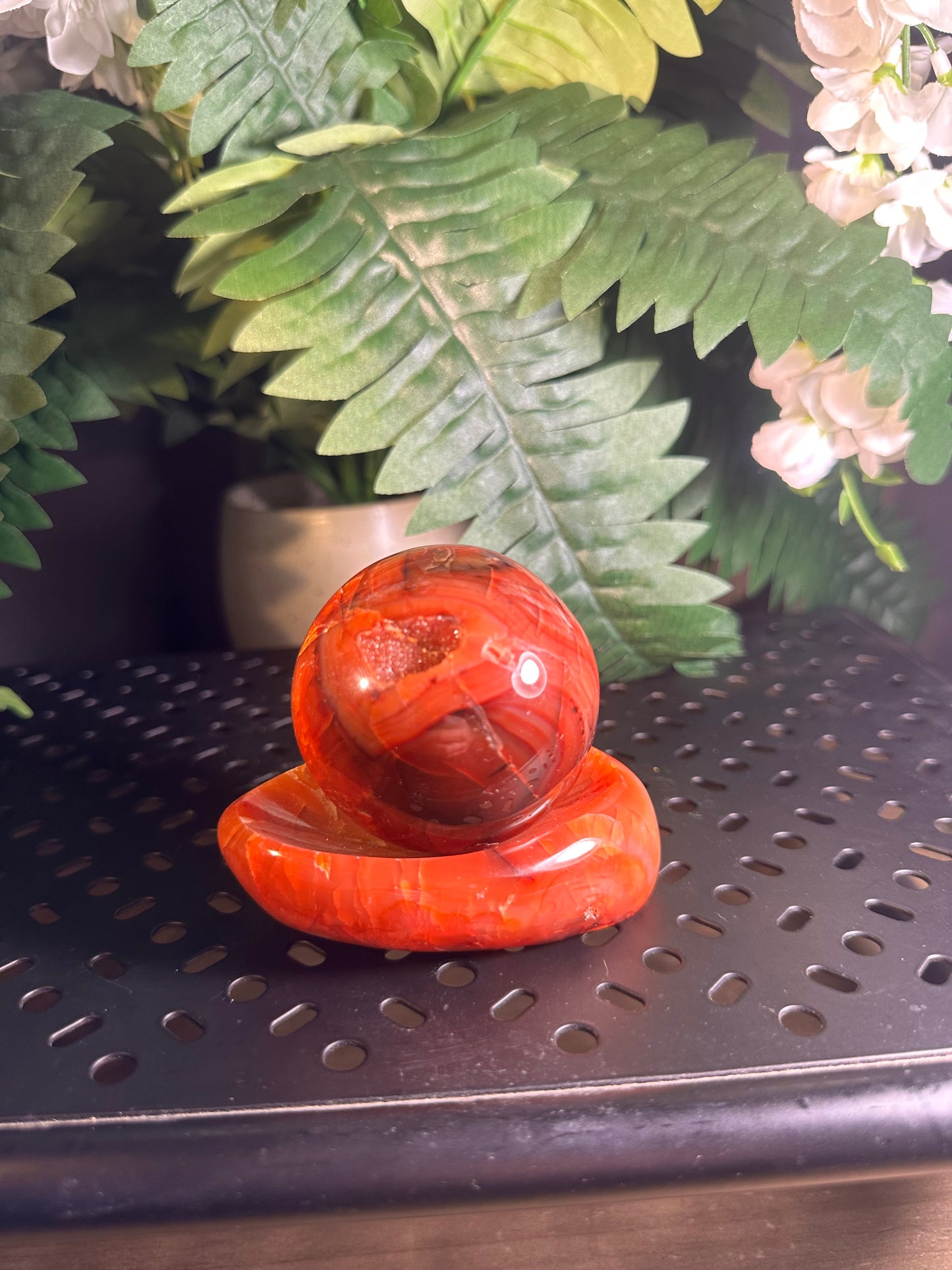 Carnelian Crystal Bowl (Boba)