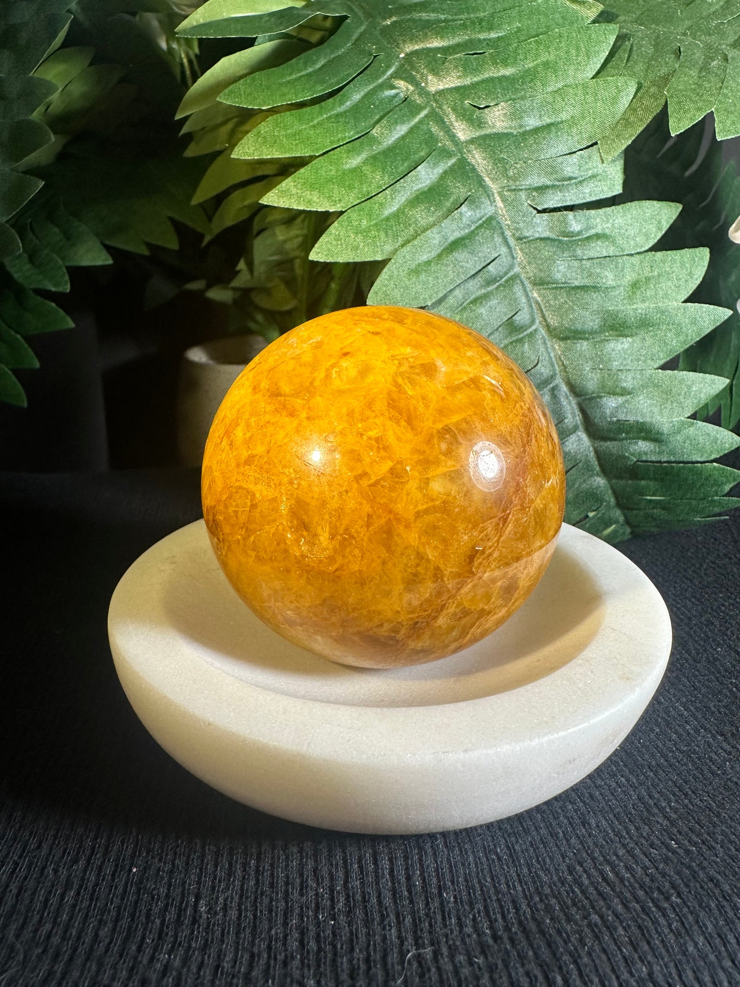 Golden Healer Quartz Crystal Sphere