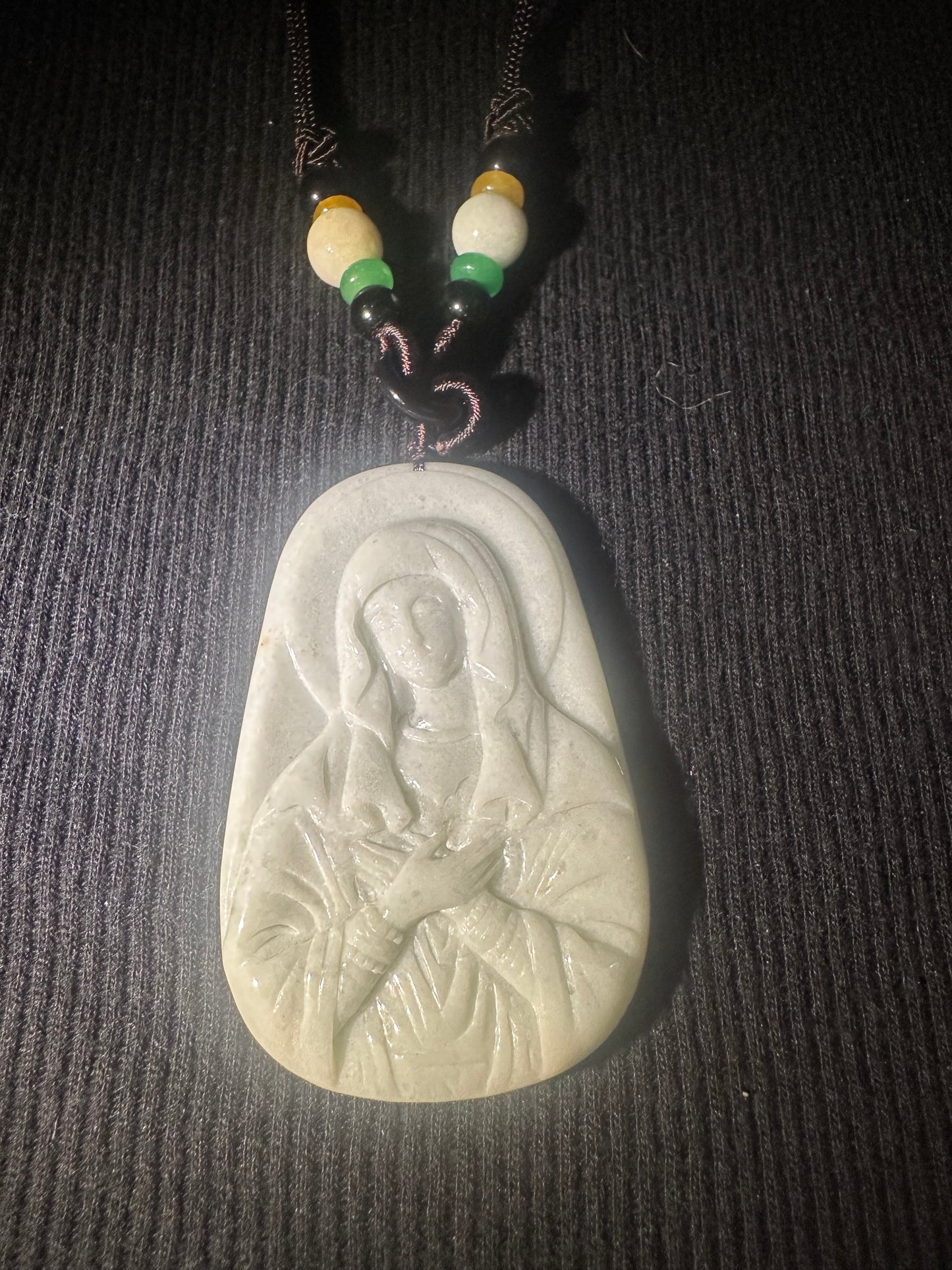 Jadeite “Virgin Mary” Pendant