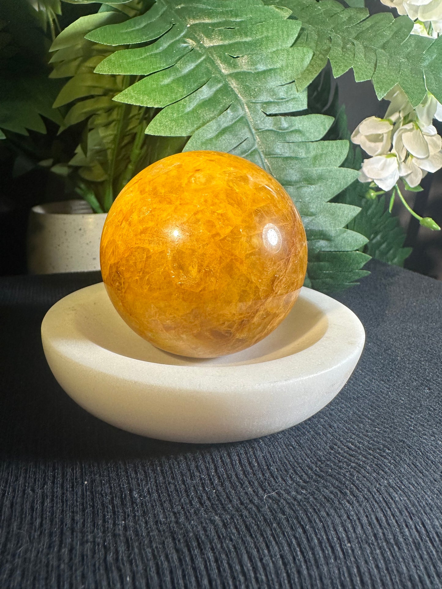 Golden Healer Quartz Crystal Sphere