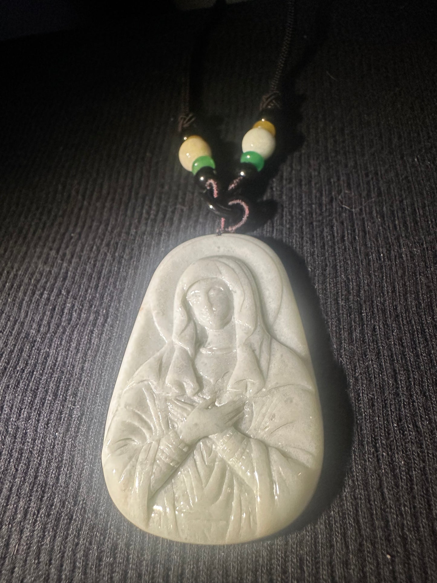 Jadeite “Virgin Mary” Pendant