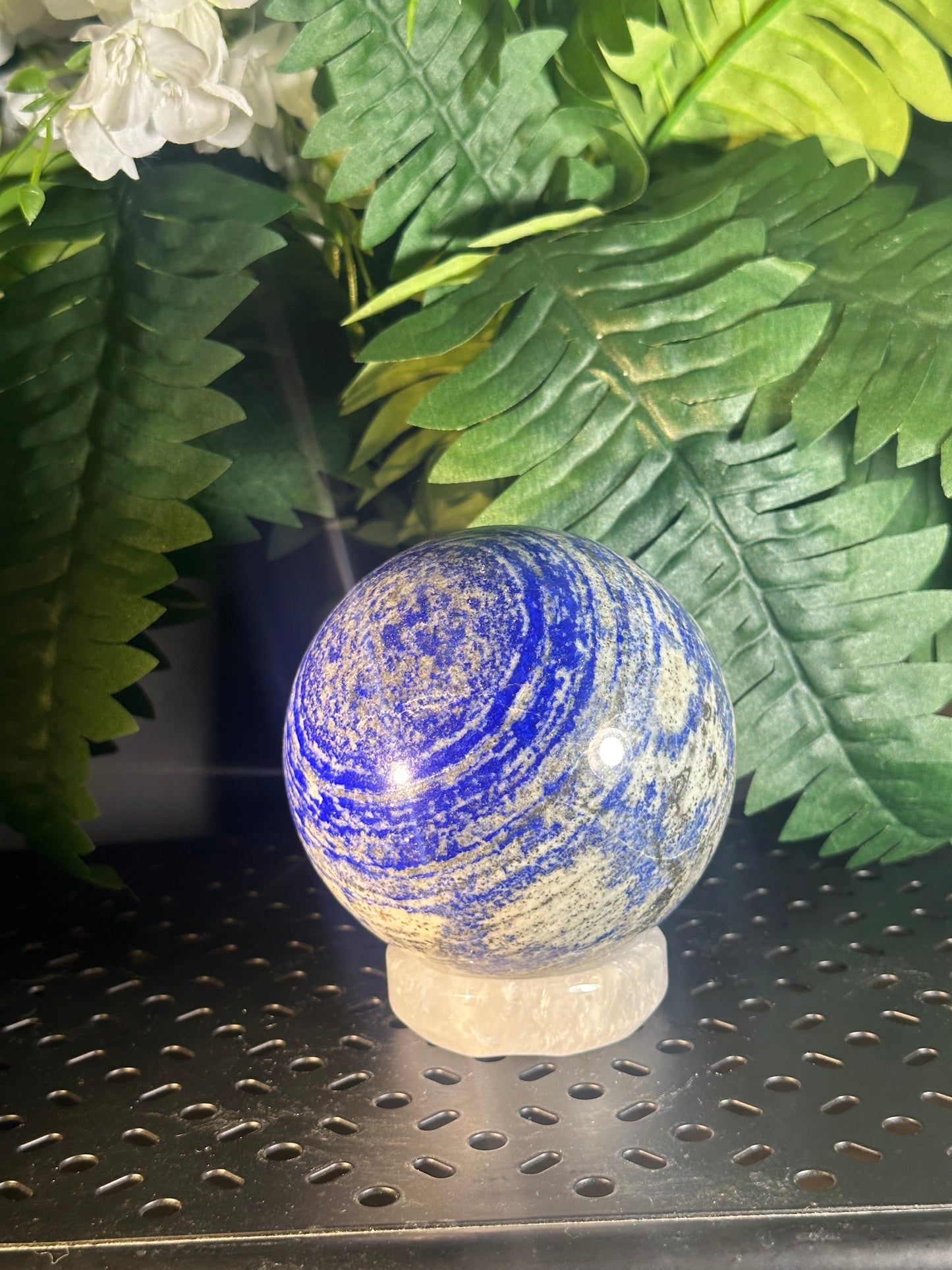 Natural Lapis Lazuli Crystal Sphere