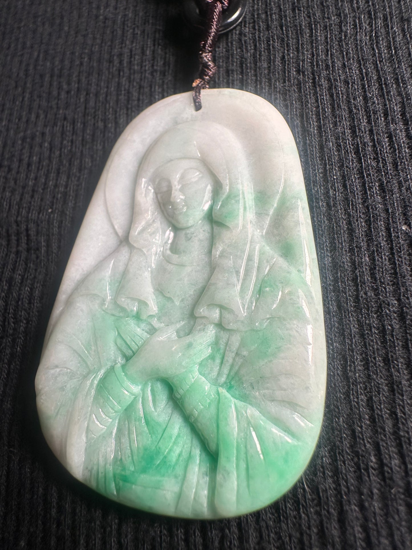 Jadeite “Virgin Mary” Pendant