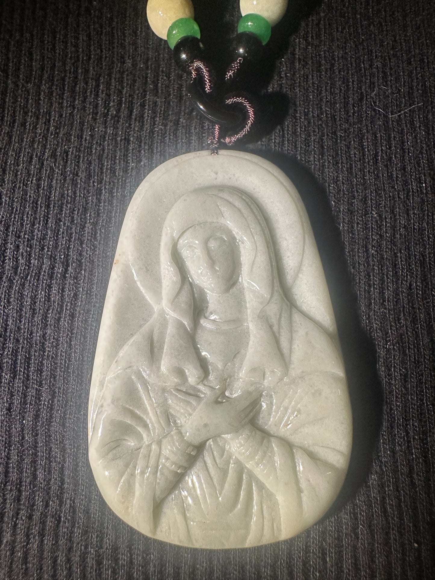 Jadeite “Virgin Mary” Pendant