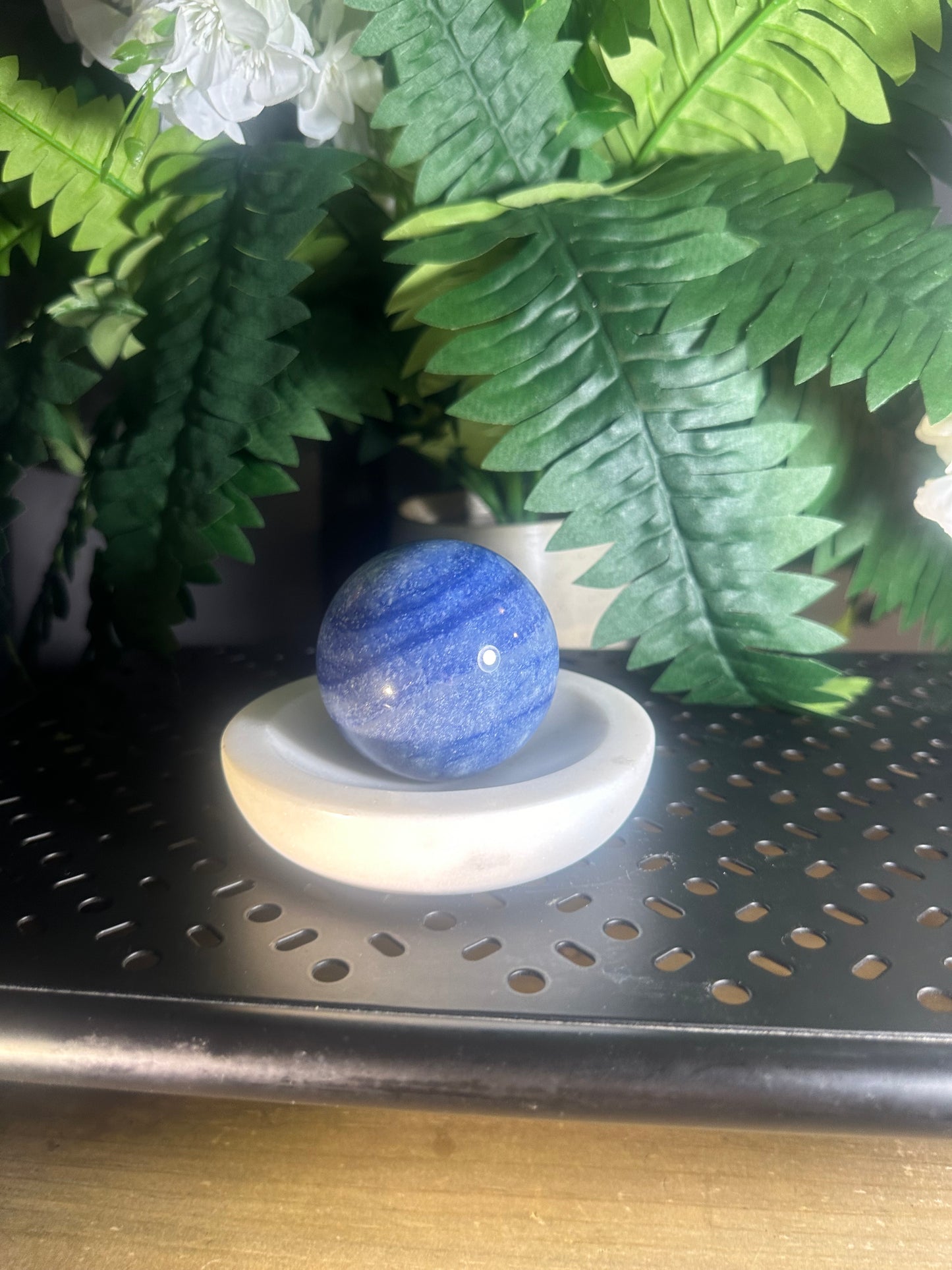 Blue Aventurine Crystal Sphere