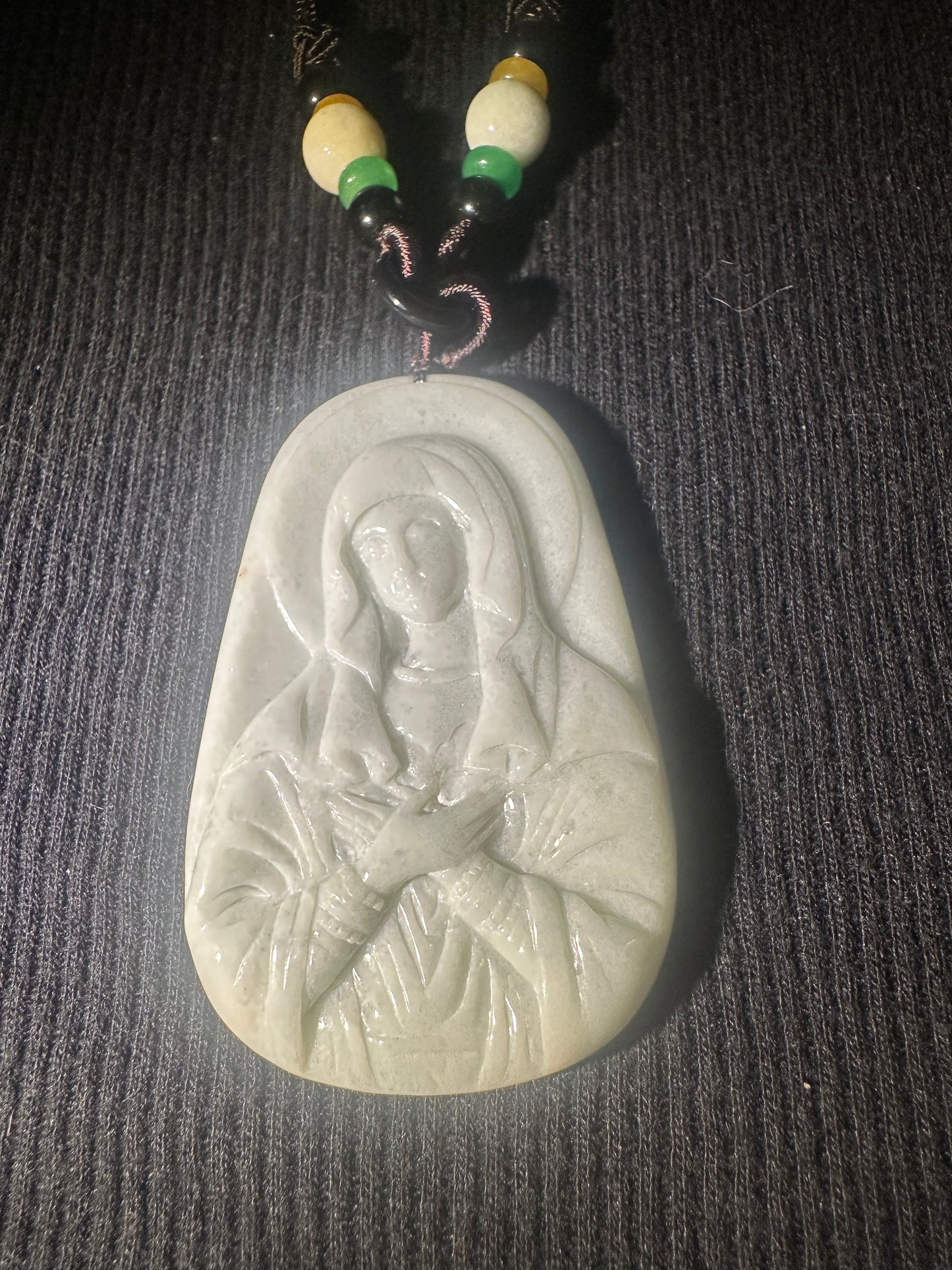 Jadeite “Virgin Mary” Pendant