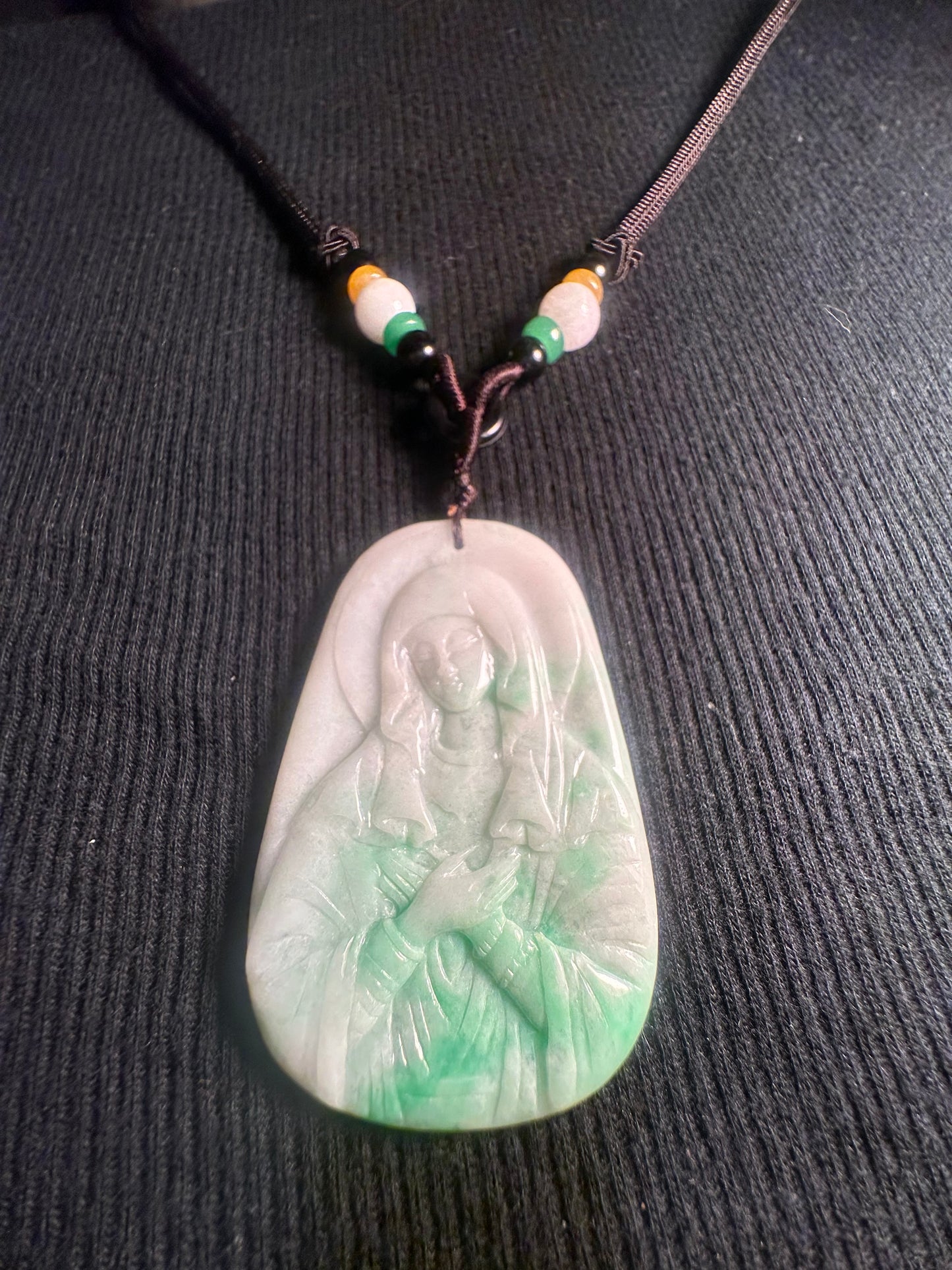 Jadeite “Virgin Mary” Pendant