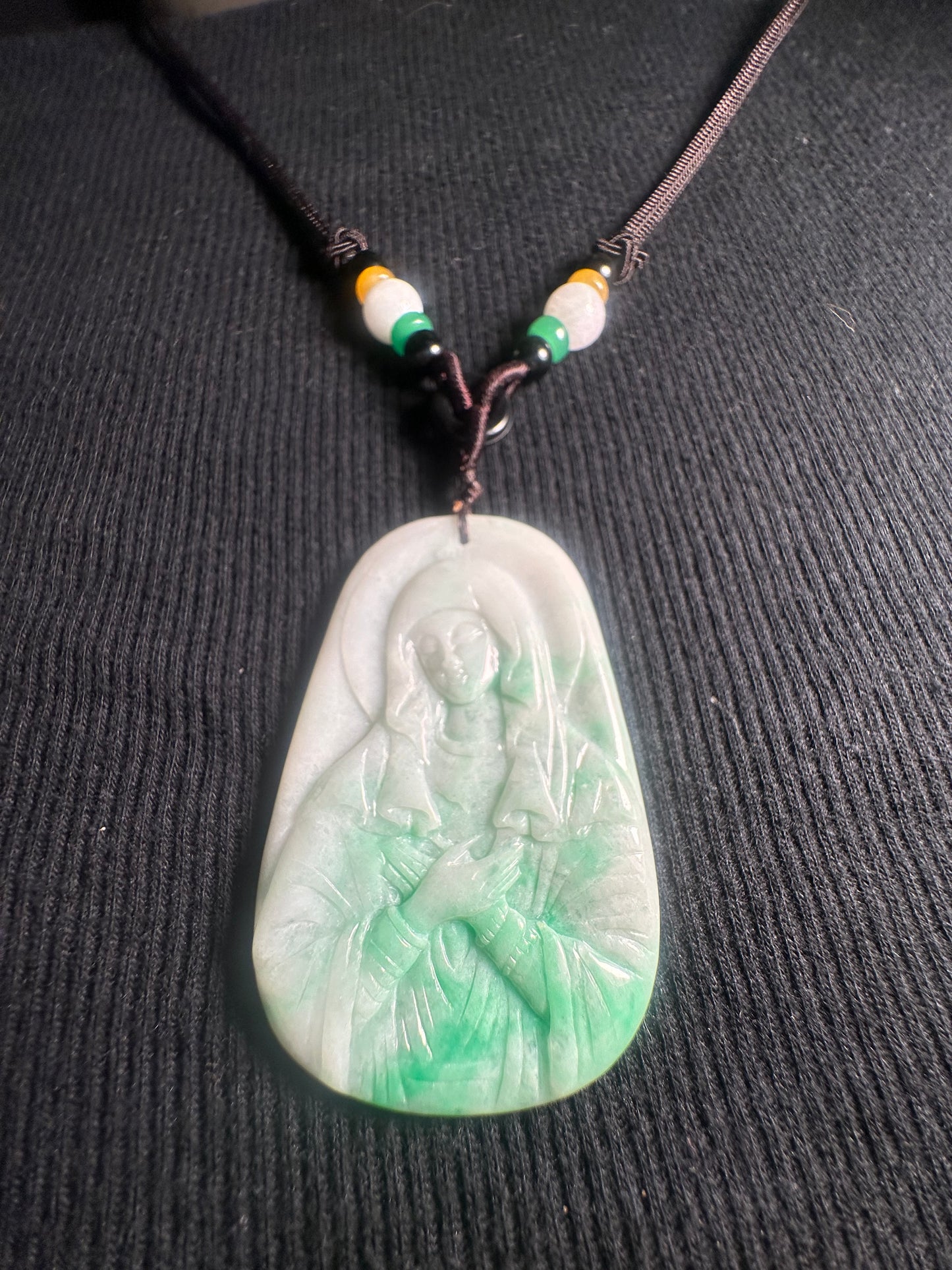 Jadeite “Virgin Mary” Pendant