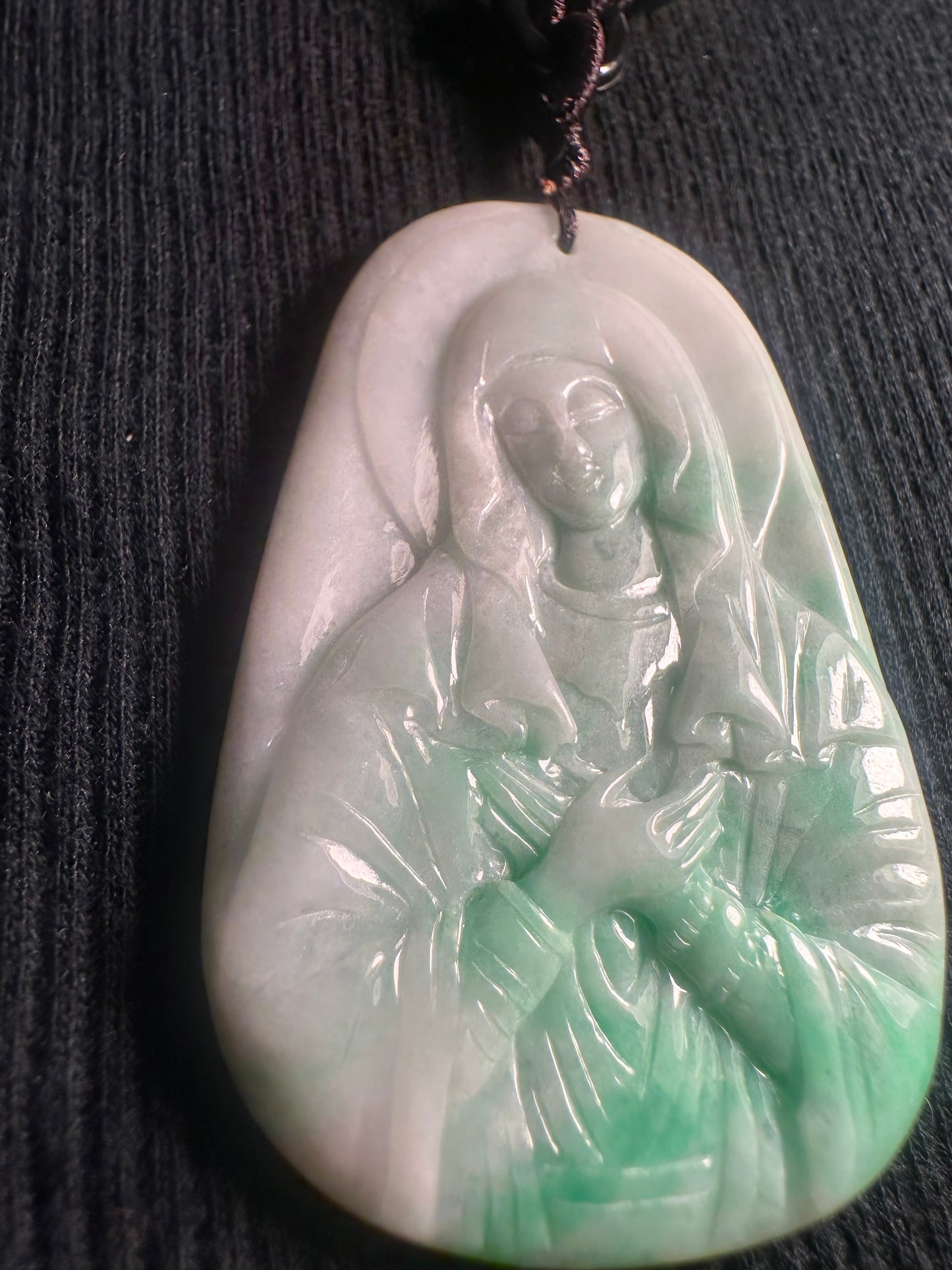 Jadeite “Virgin Mary” Pendant