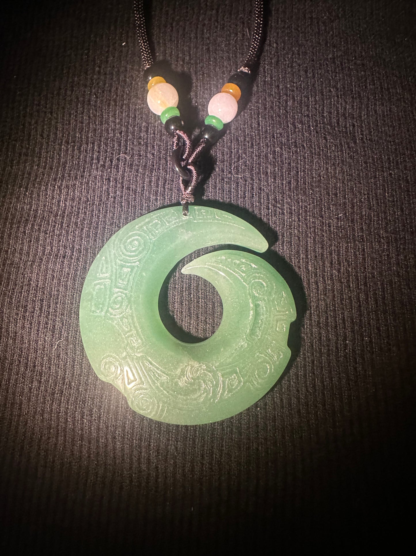 Aventurine “Unalome” Pendant