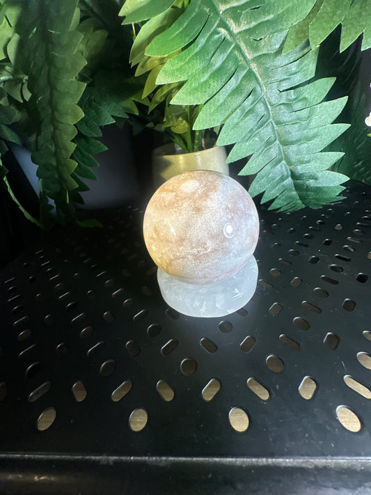 Cotton Candy Agate Crystal Sphere