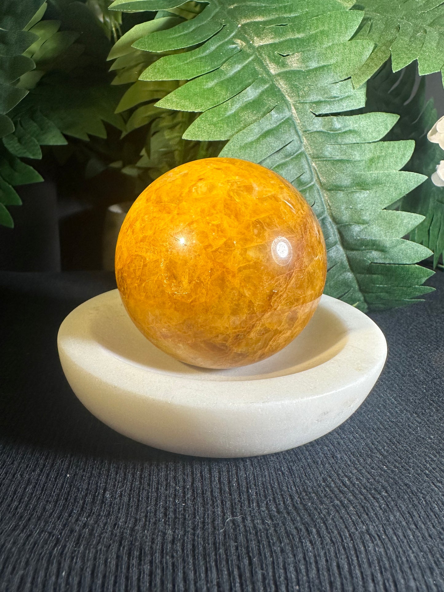 Golden Healer Quartz Crystal Sphere