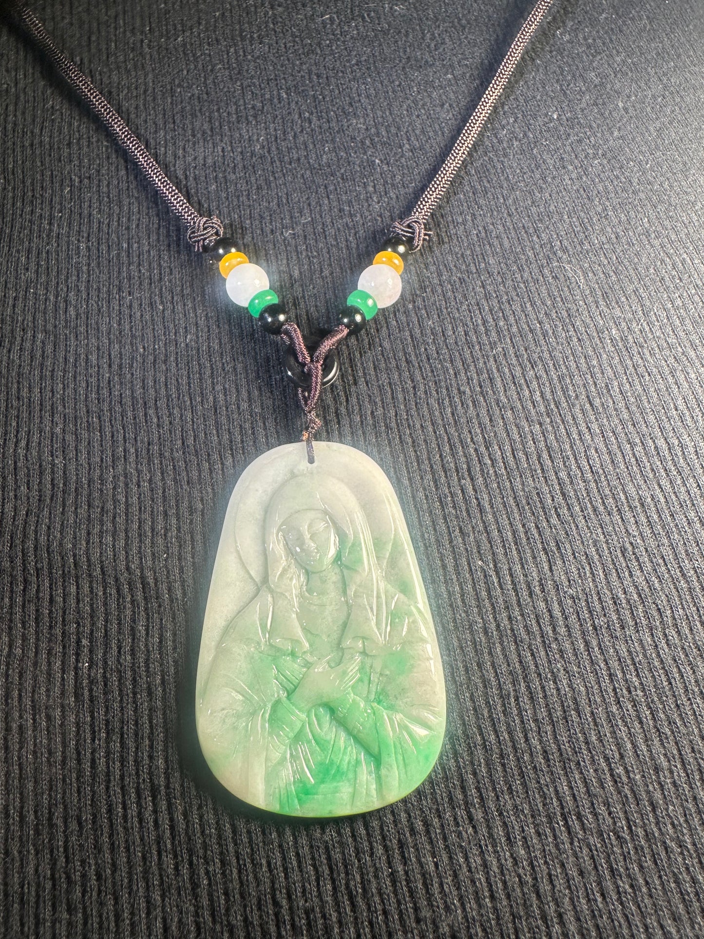 Jadeite “Virgin Mary” Pendant