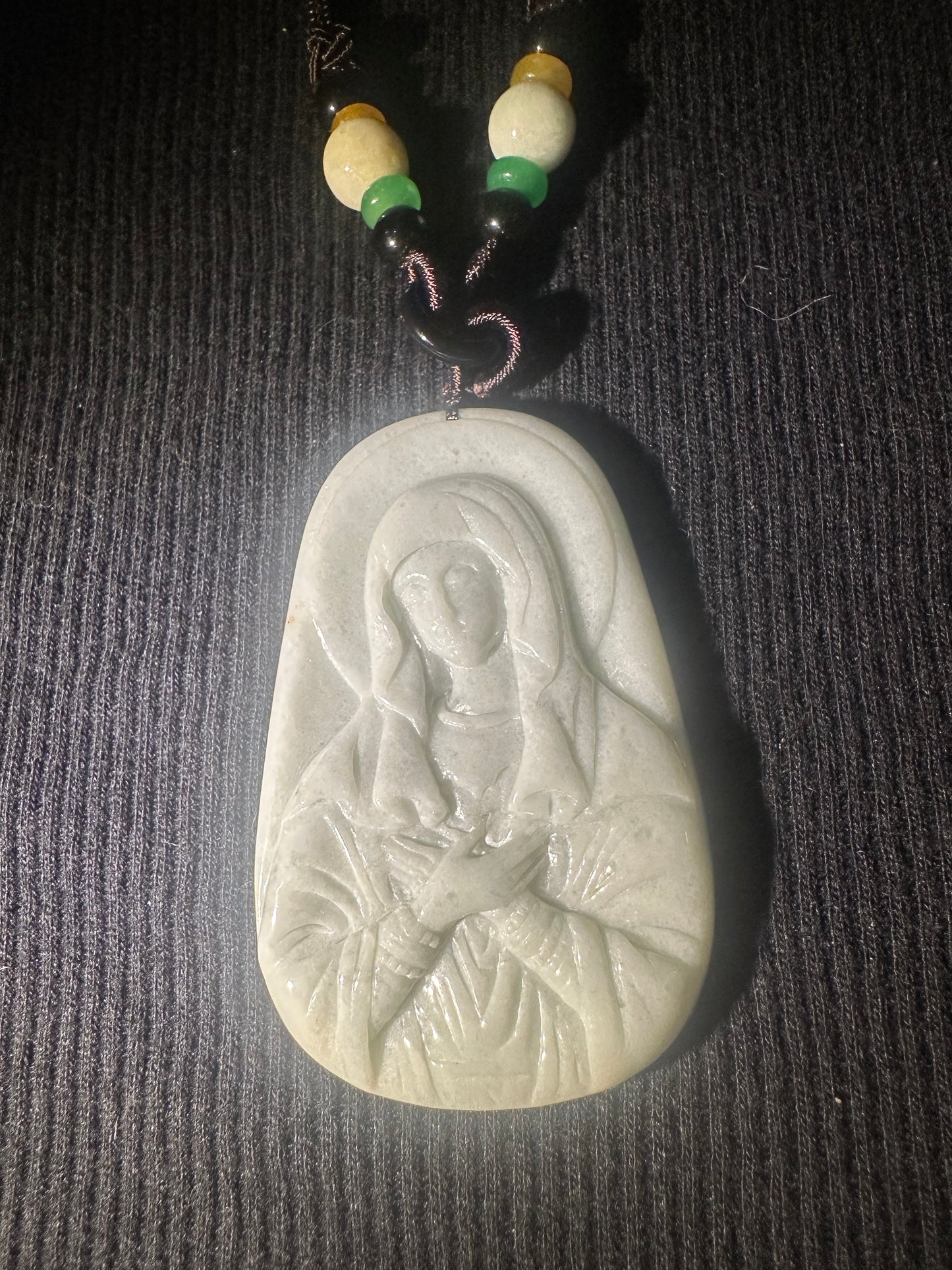 Jadeite “Virgin Mary” Pendant