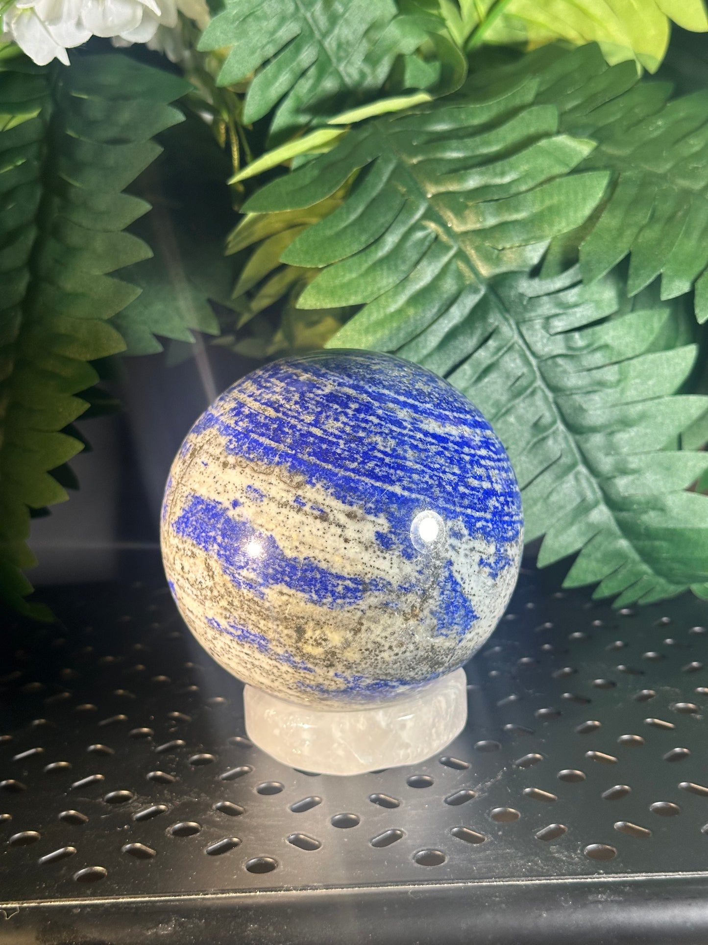 Natural Lapis Lazuli Crystal Sphere