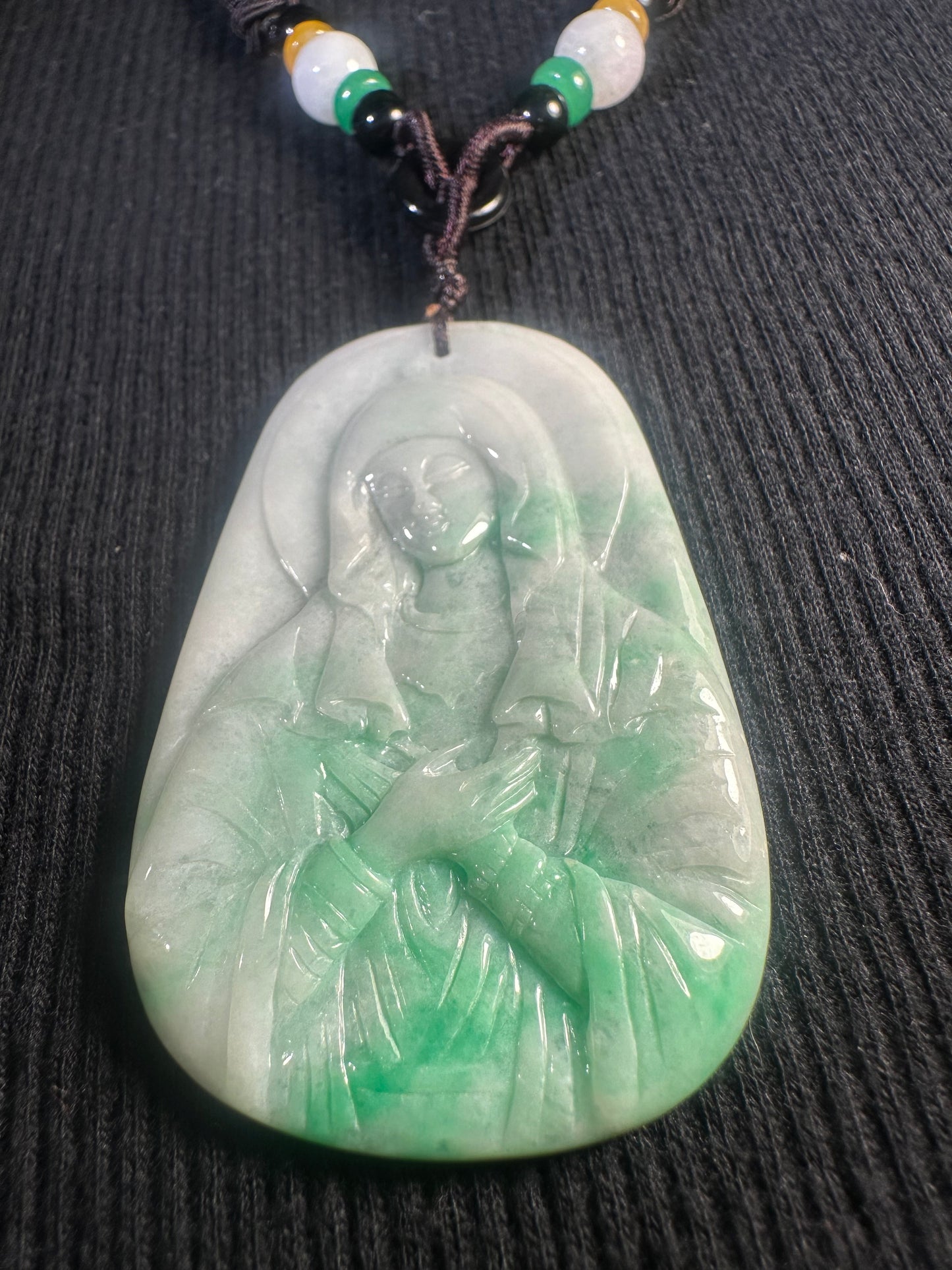 Jadeite “Virgin Mary” Pendant