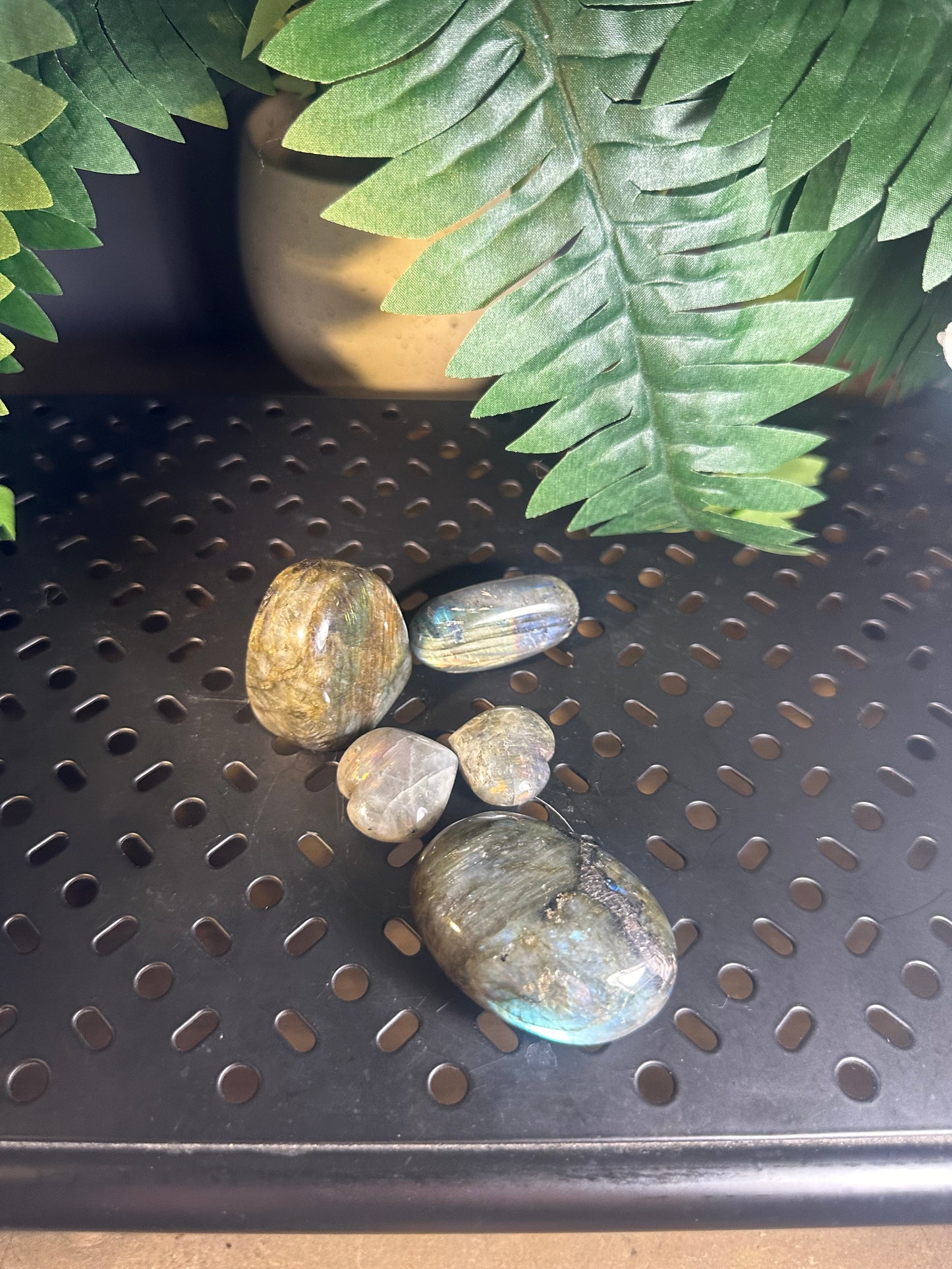 Labordorite 4pcs. Crystal Palmstone Pack