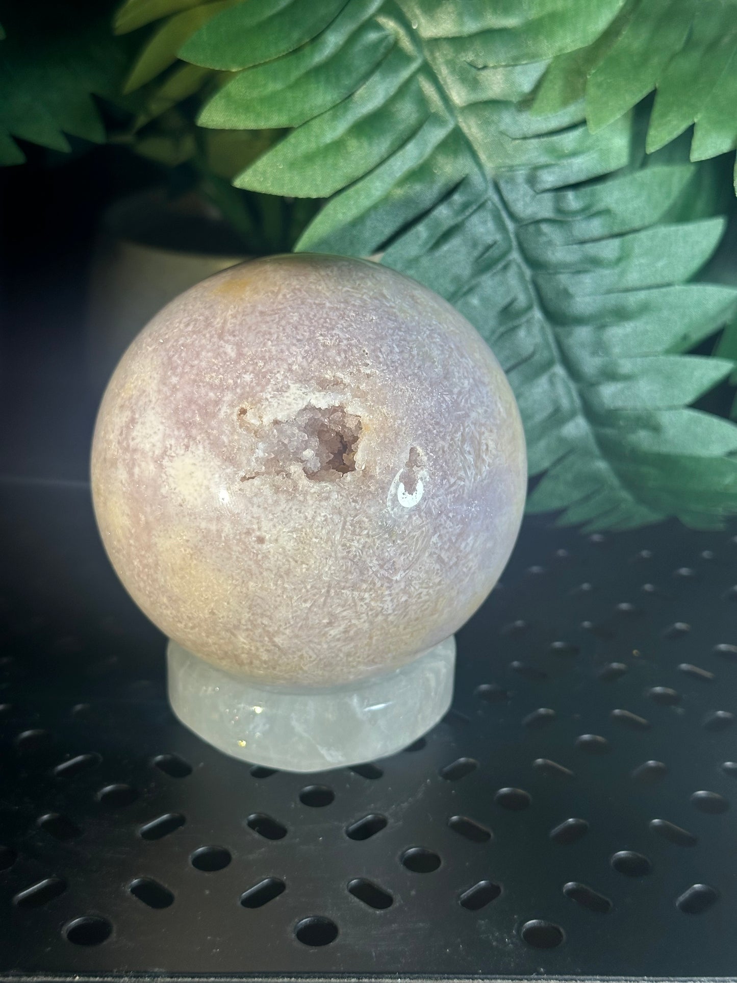 Cotton Candy Agate Crystal Sphere