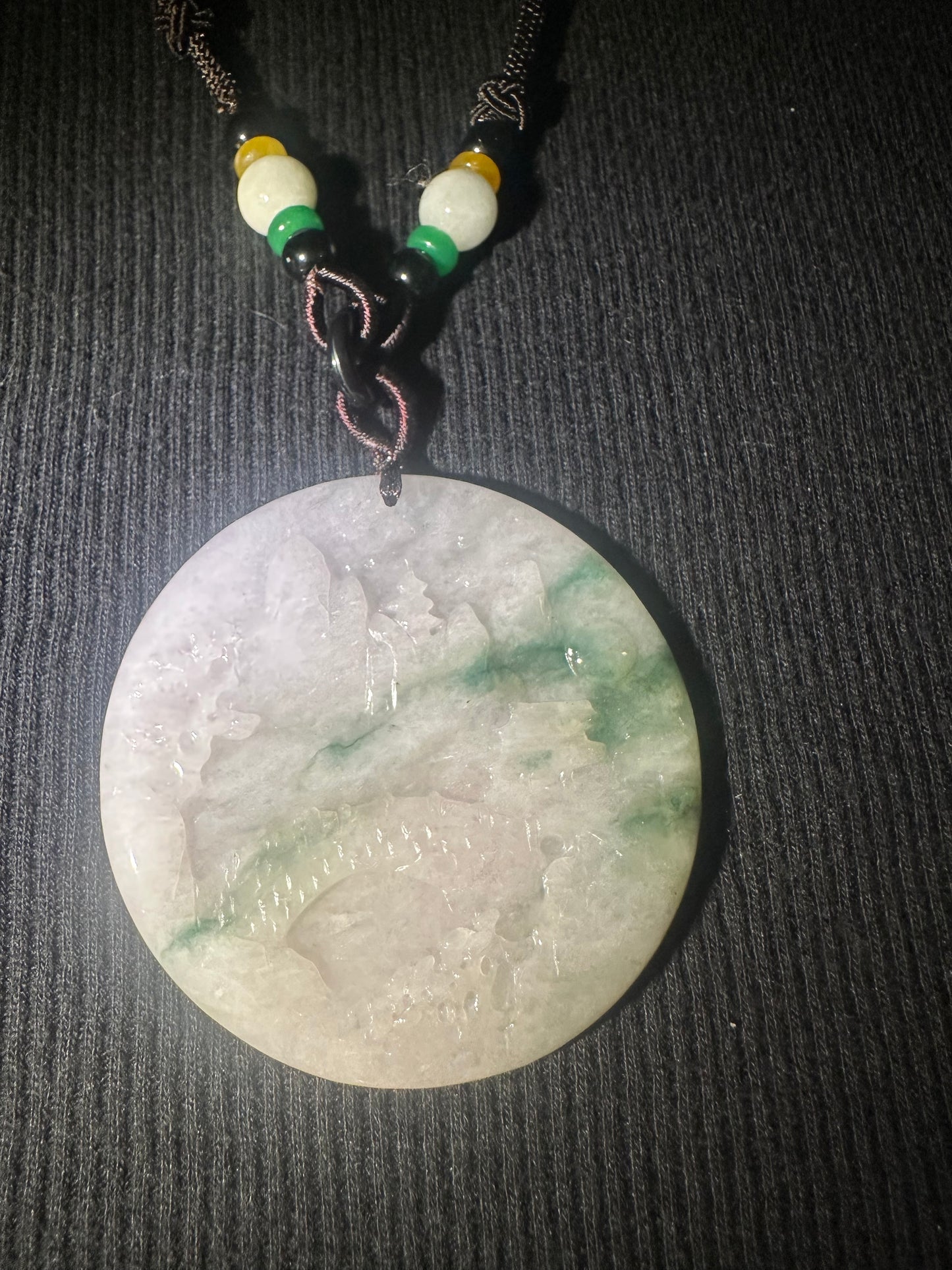 Jadeite “Bridges” Pendant