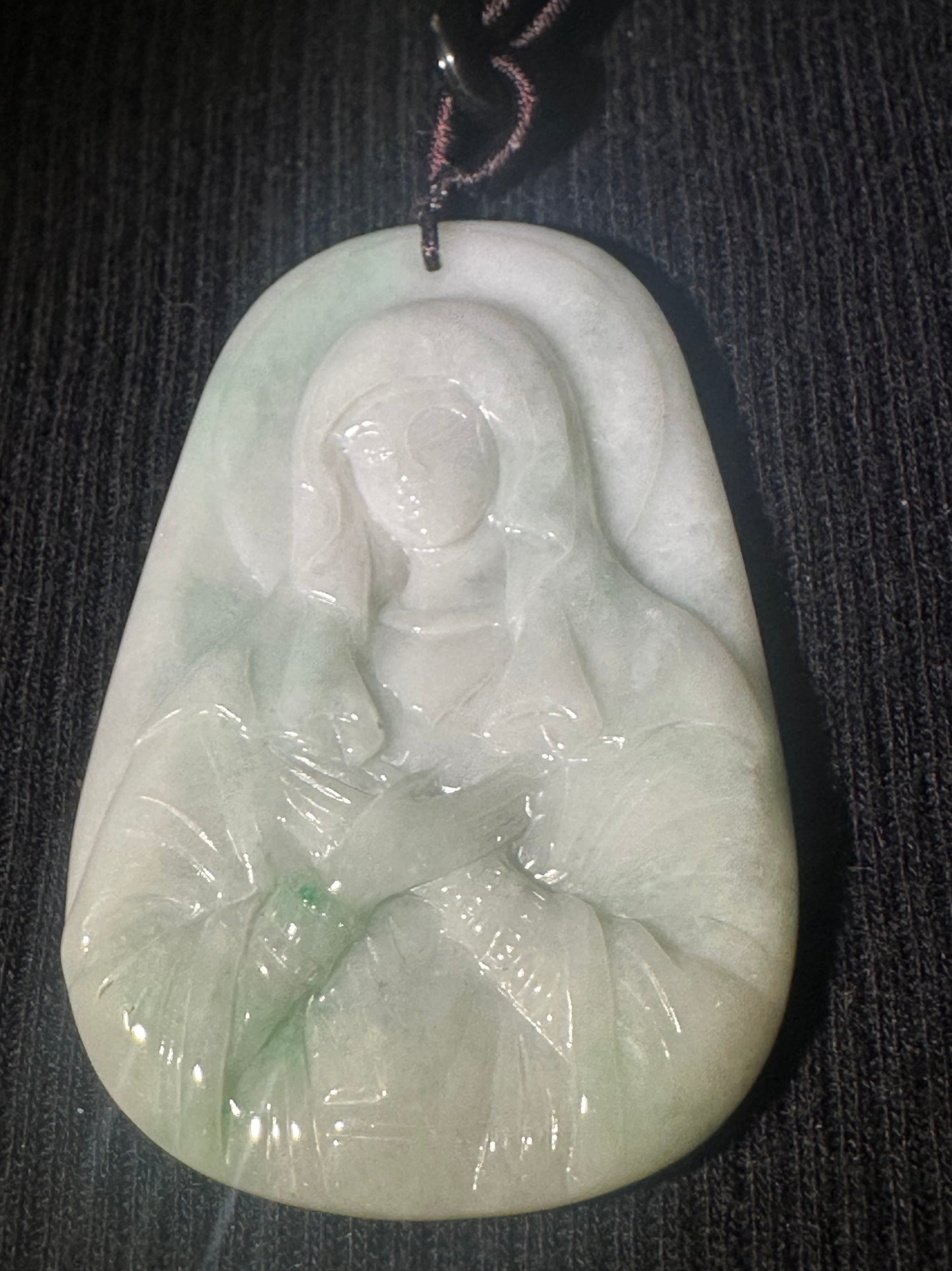 Jadeite “Virgin Mary” Pendant