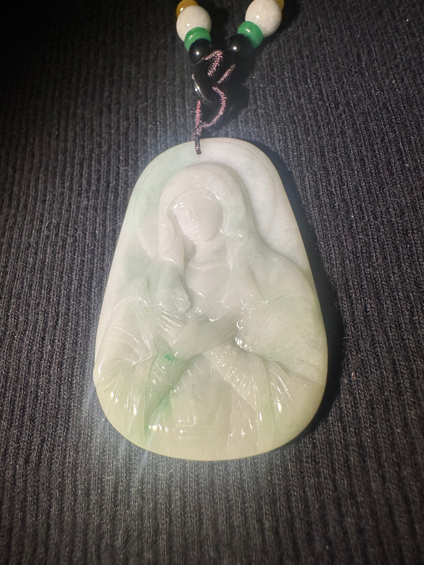 Jadeite “Virgin Mary” Pendant