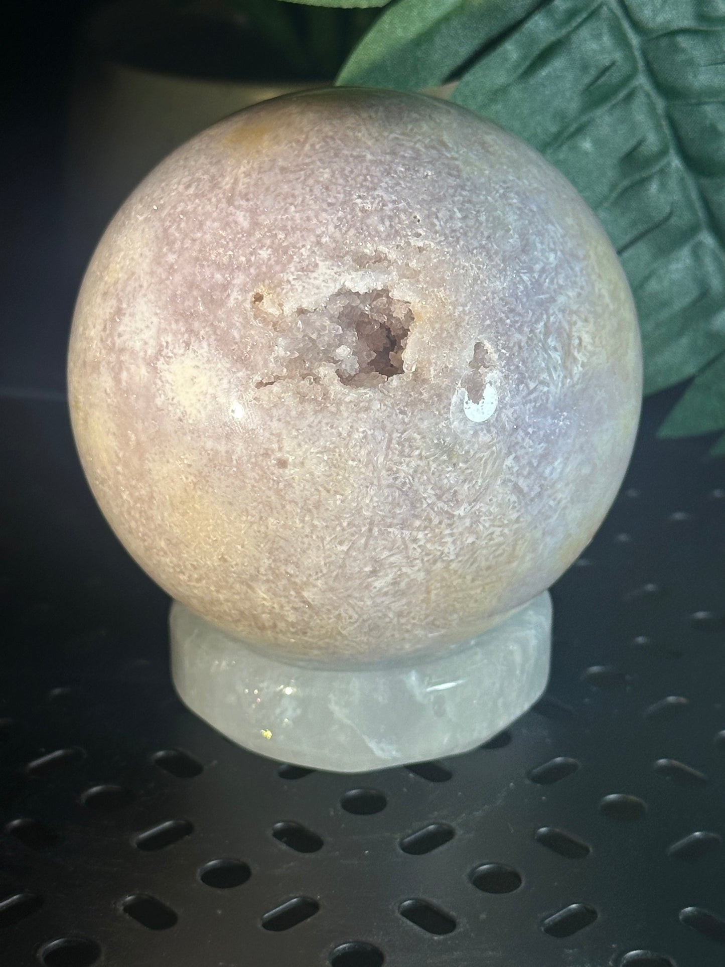 Cotton Candy Agate Crystal Sphere