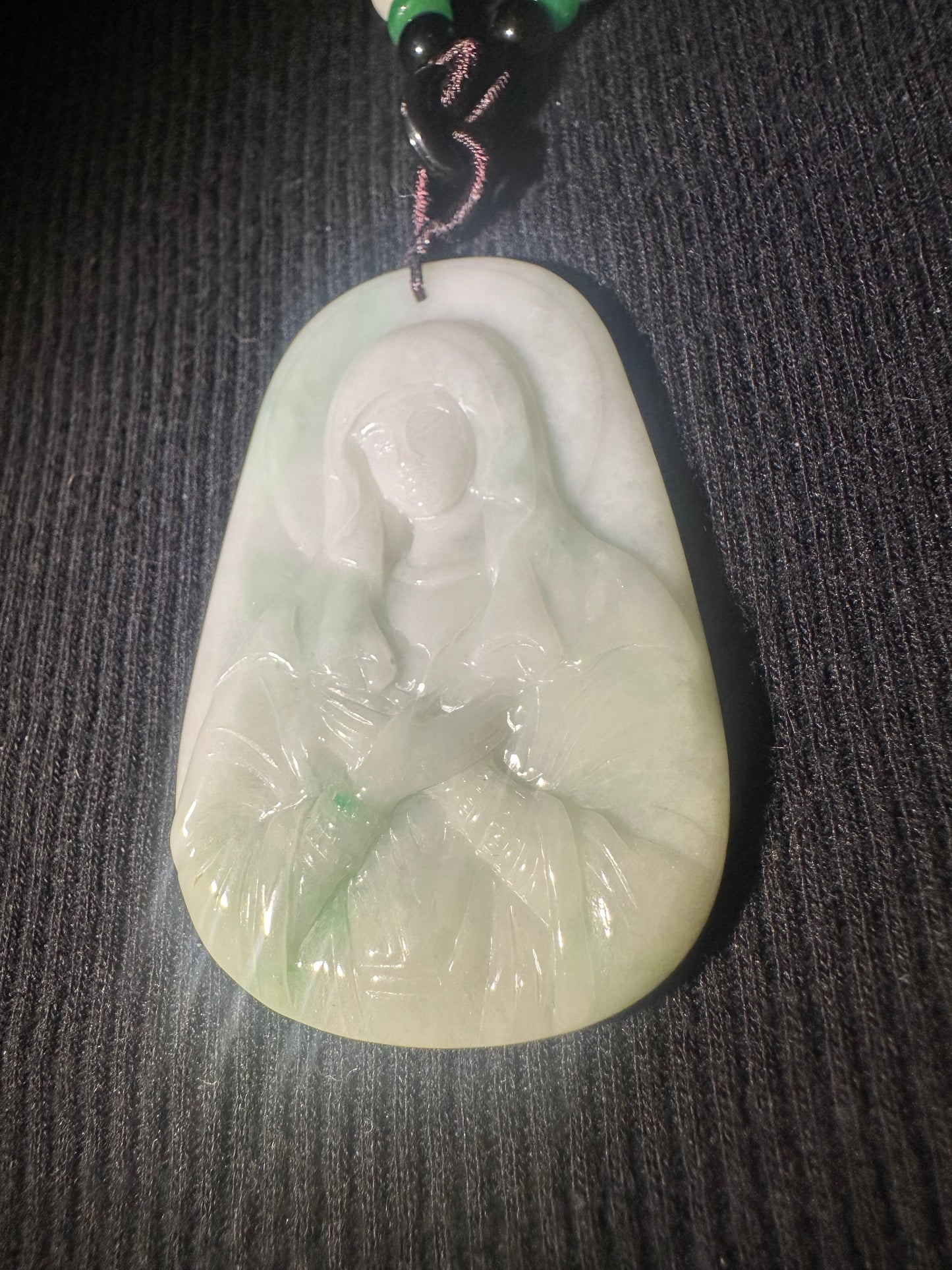 Jadeite “Virgin Mary” Pendant