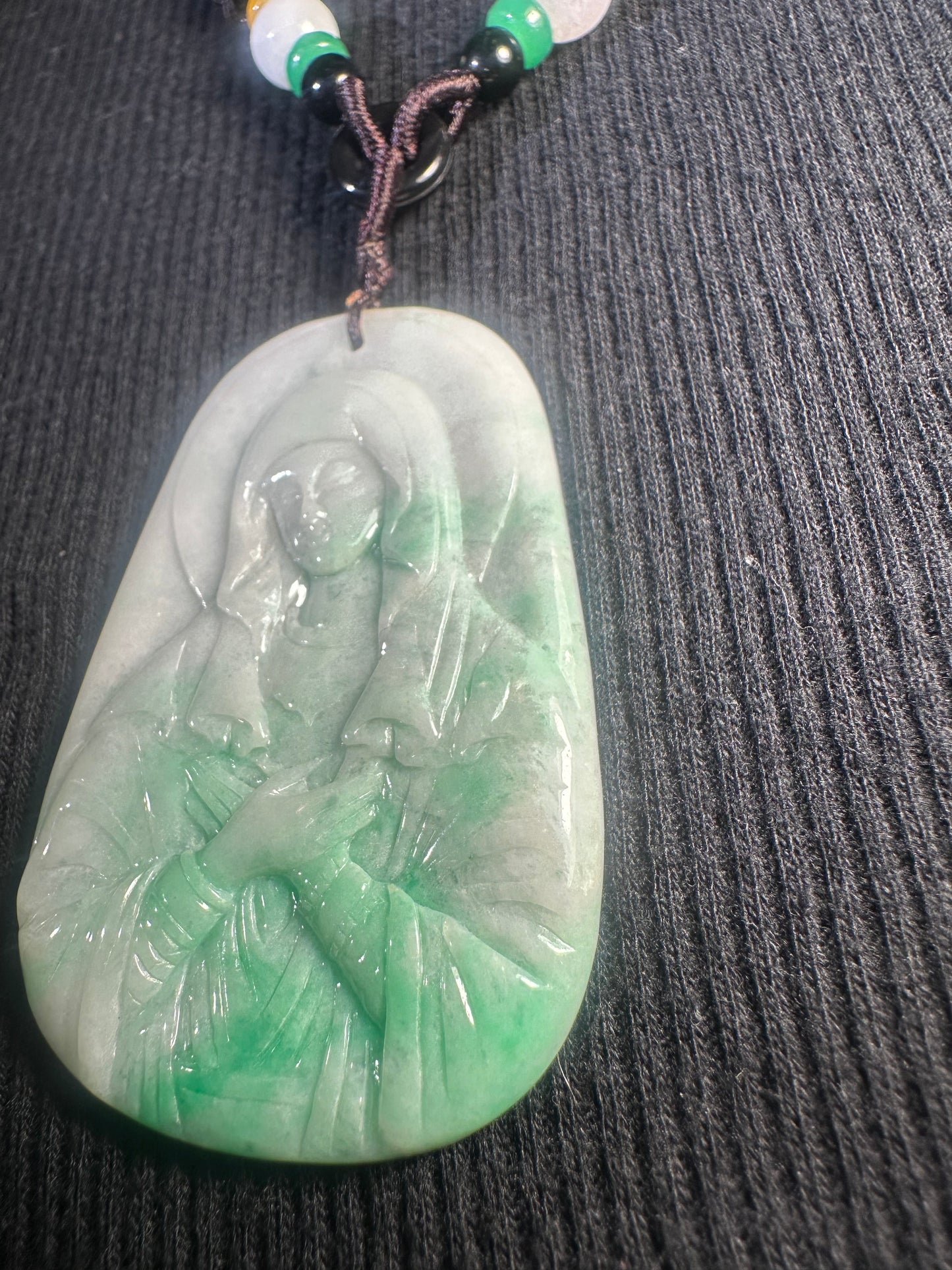 Jadeite “Virgin Mary” Pendant