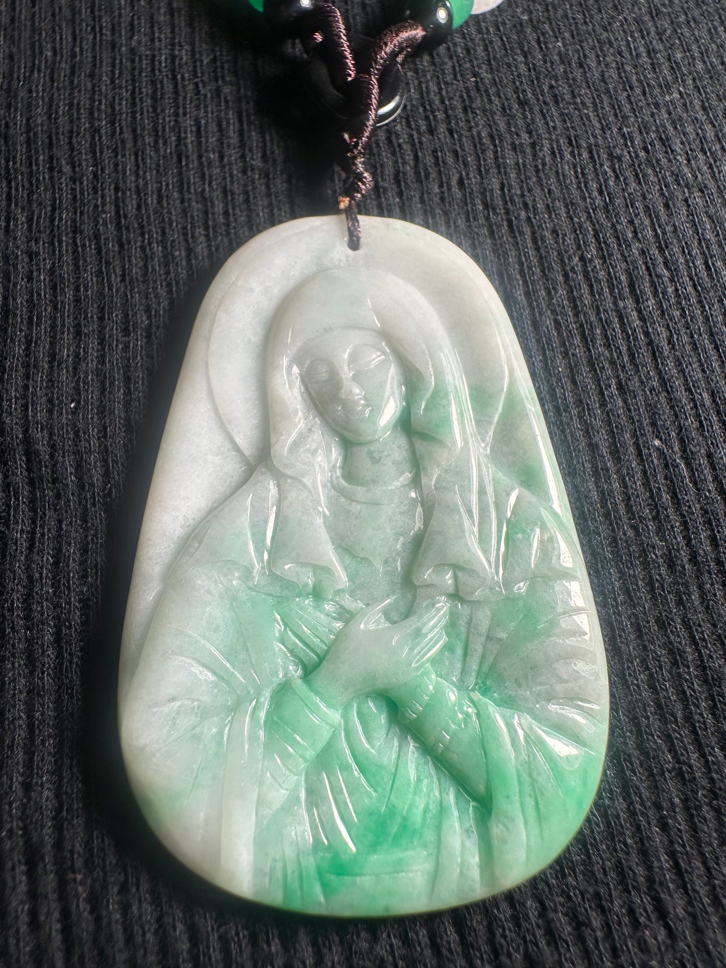 Jadeite “Virgin Mary” Pendant