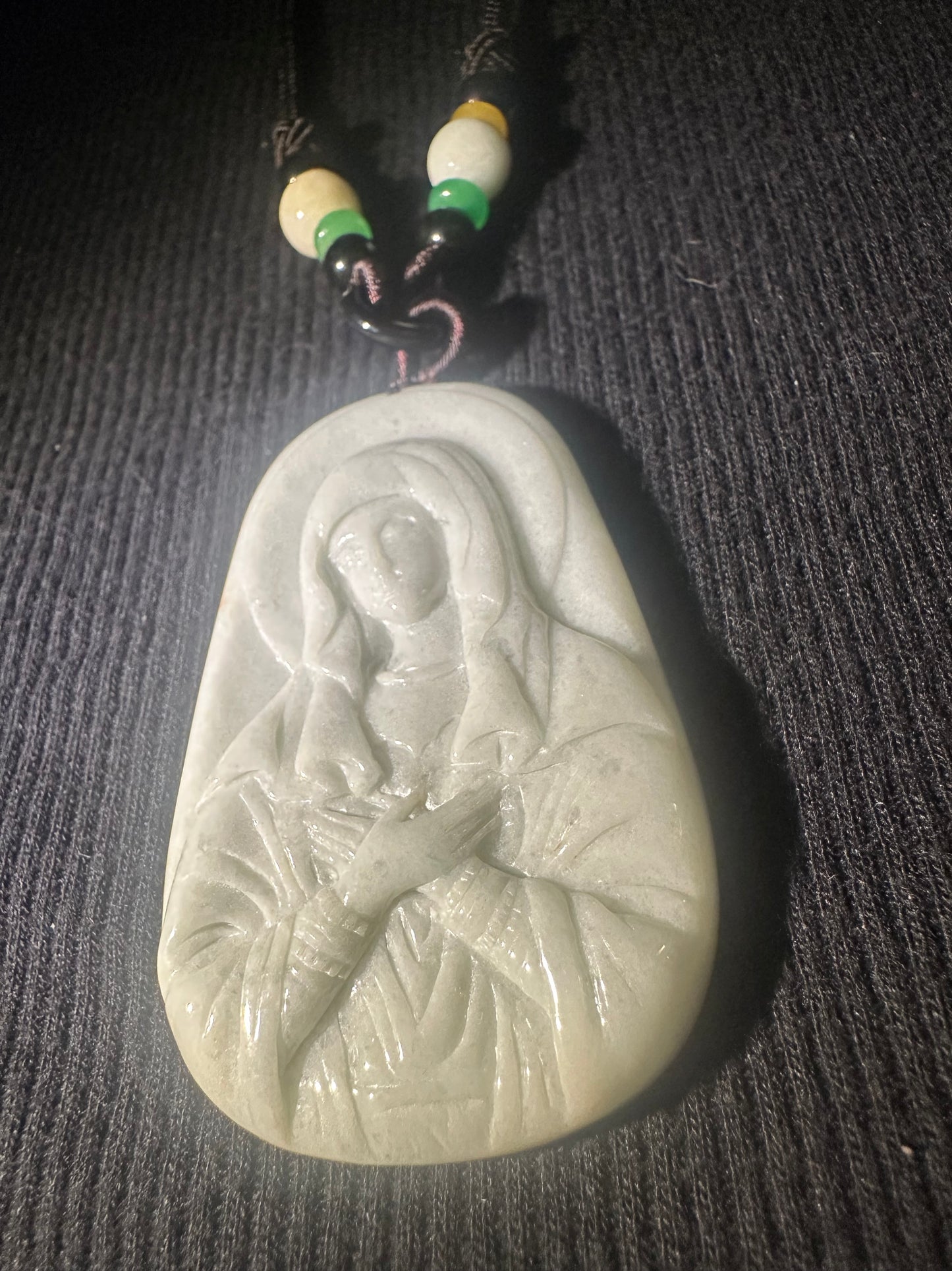 Jadeite “Virgin Mary” Pendant