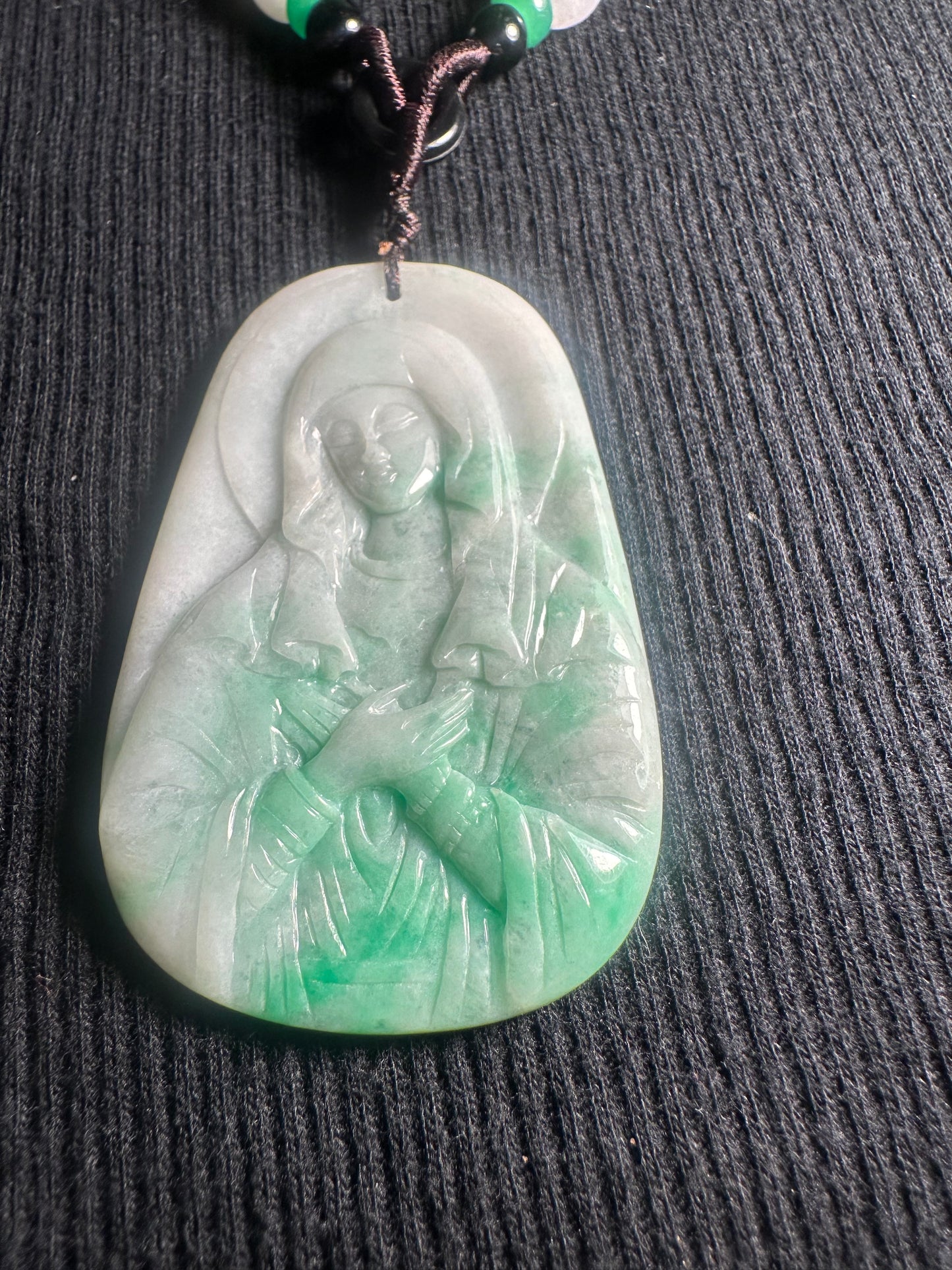 Jadeite “Virgin Mary” Pendant