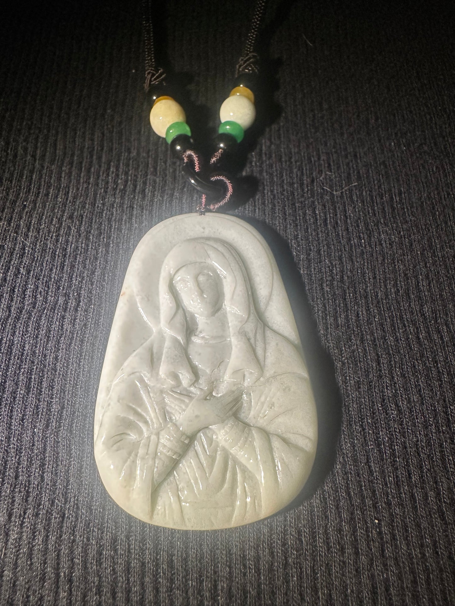 Jadeite “Virgin Mary” Pendant