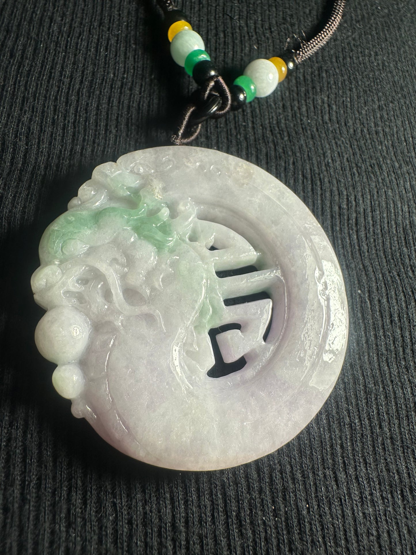 Jadeite “Dragon” Pendant