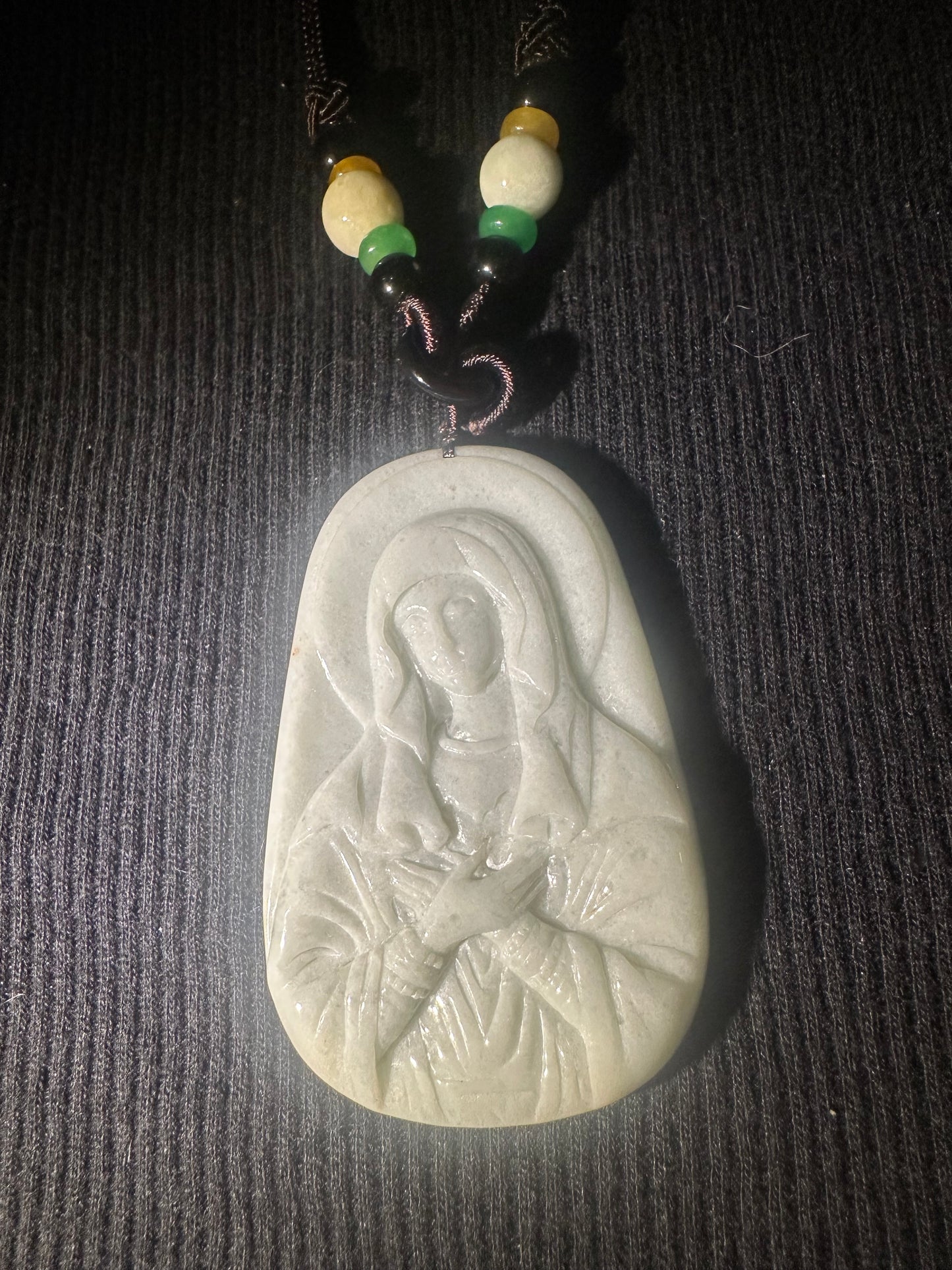 Jadeite “Virgin Mary” Pendant