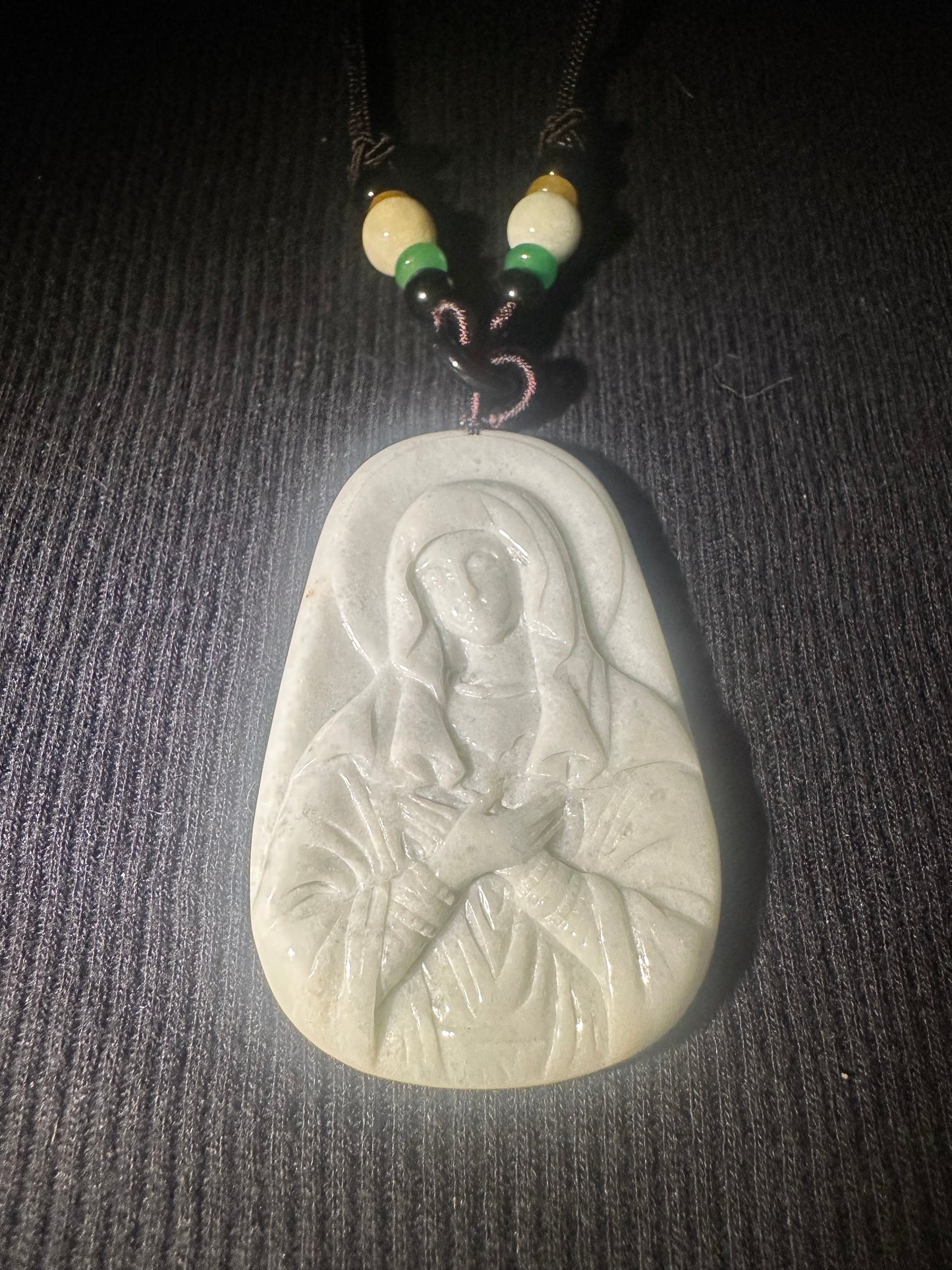 Jadeite “Virgin Mary” Pendant