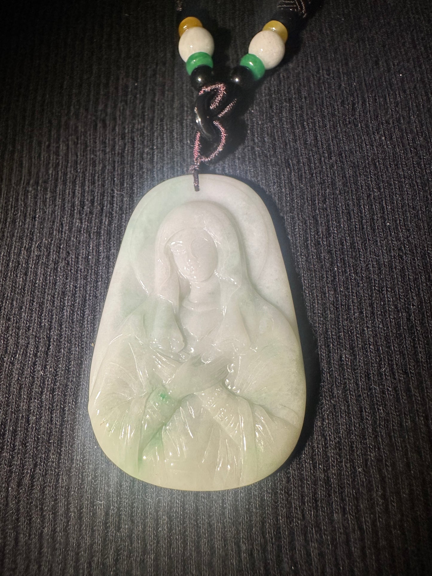 Jadeite “Virgin Mary” Pendant