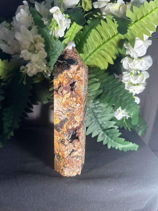 Mixed/Black Tourmaline Crystal Obelisk