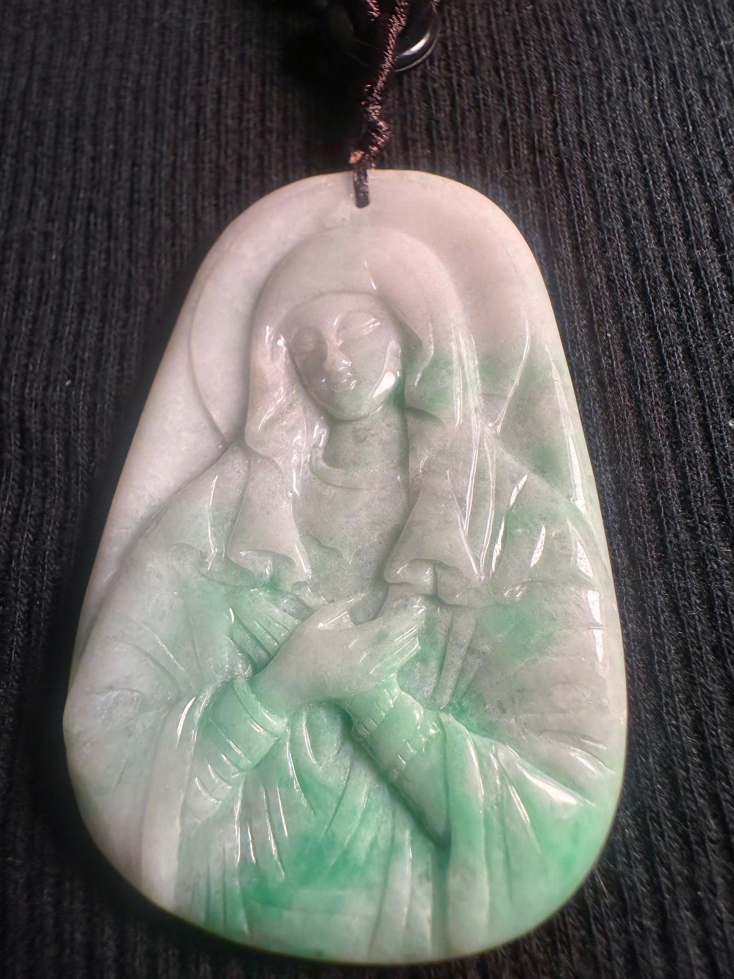 Jadeite “Virgin Mary” Pendant