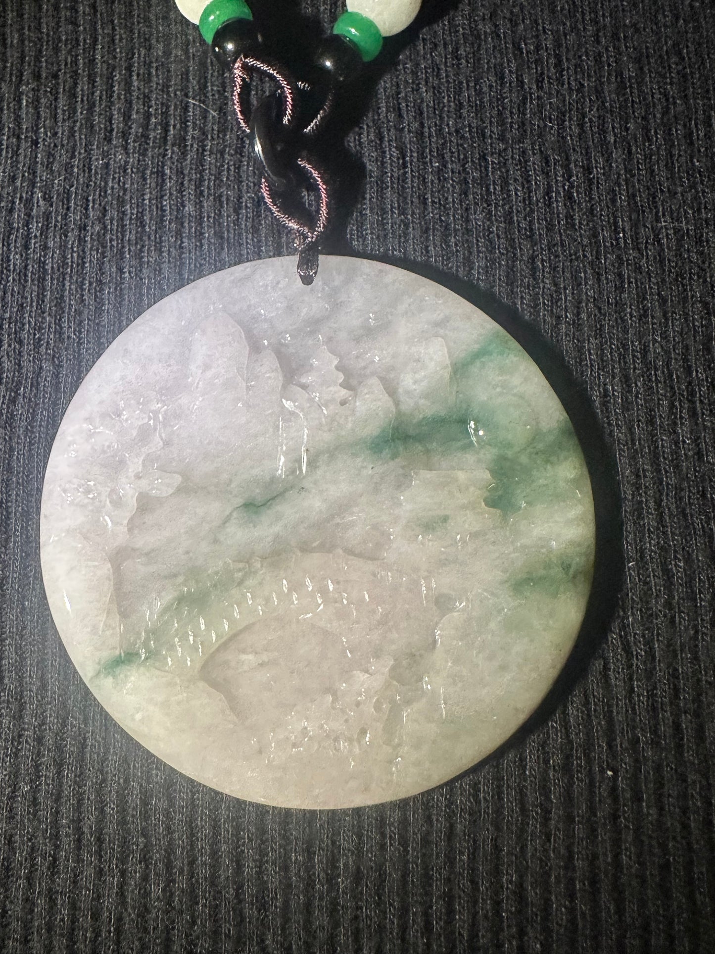 Jadeite “Bridges” Pendant